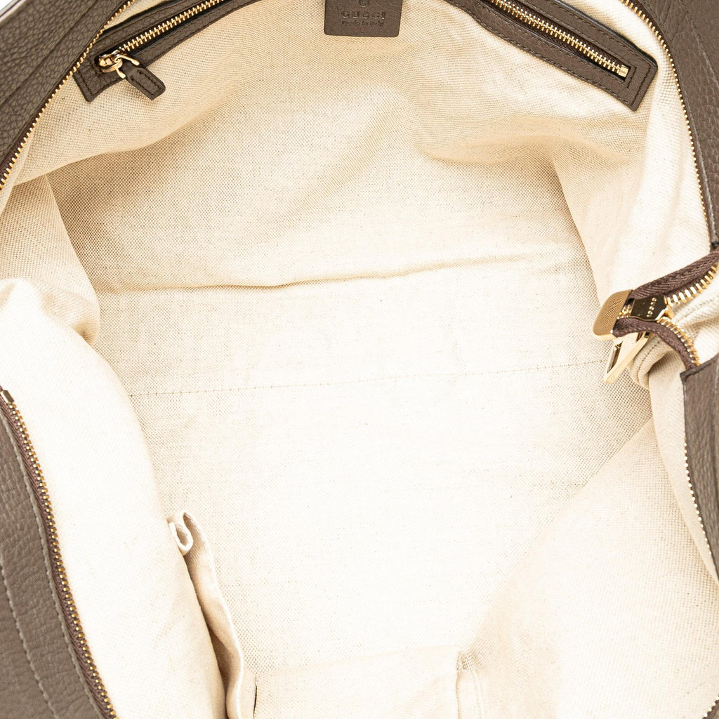 Gucci Large Calfskin Bamboo Shopper Satchel (SHG-6aRUFo)