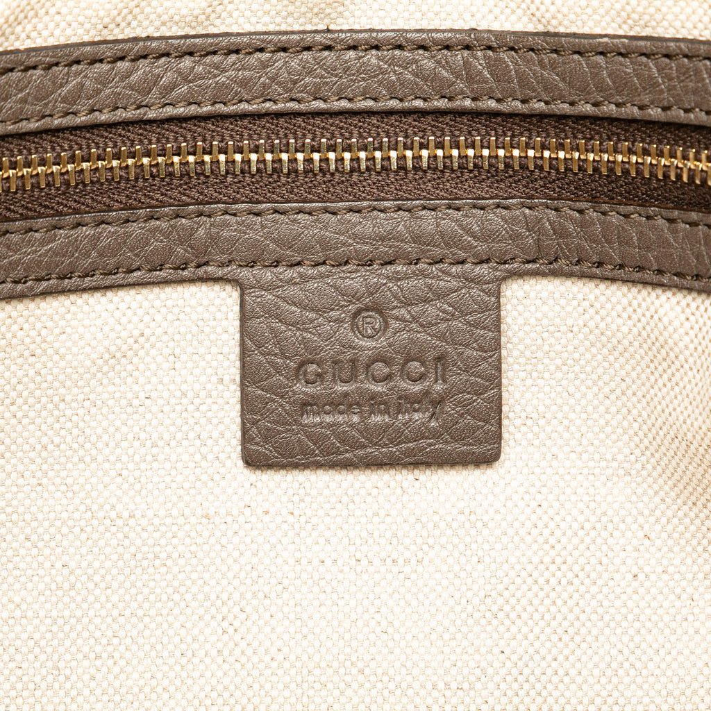 Gucci Large Calfskin Bamboo Shopper Satchel (SHG-6aRUFo)