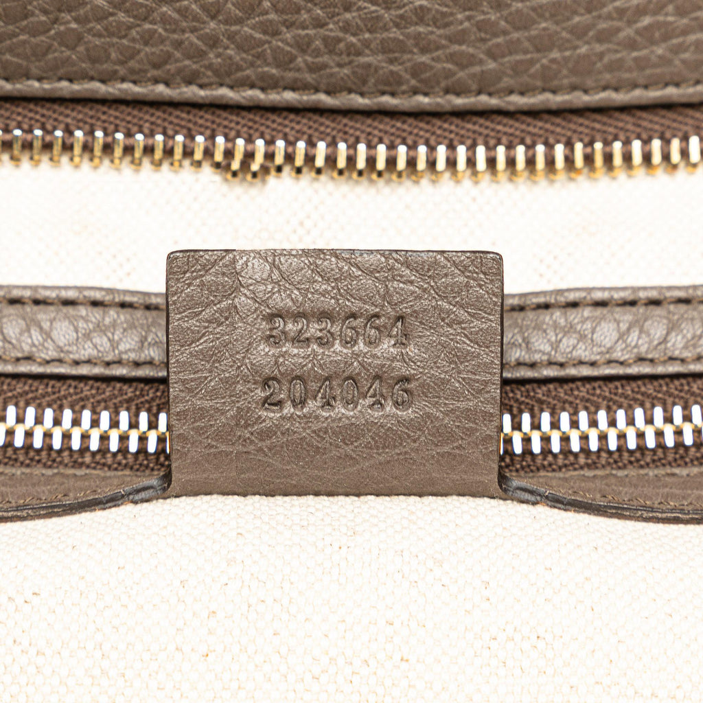 Gucci Large Calfskin Bamboo Shopper Satchel (SHG-6aRUFo)