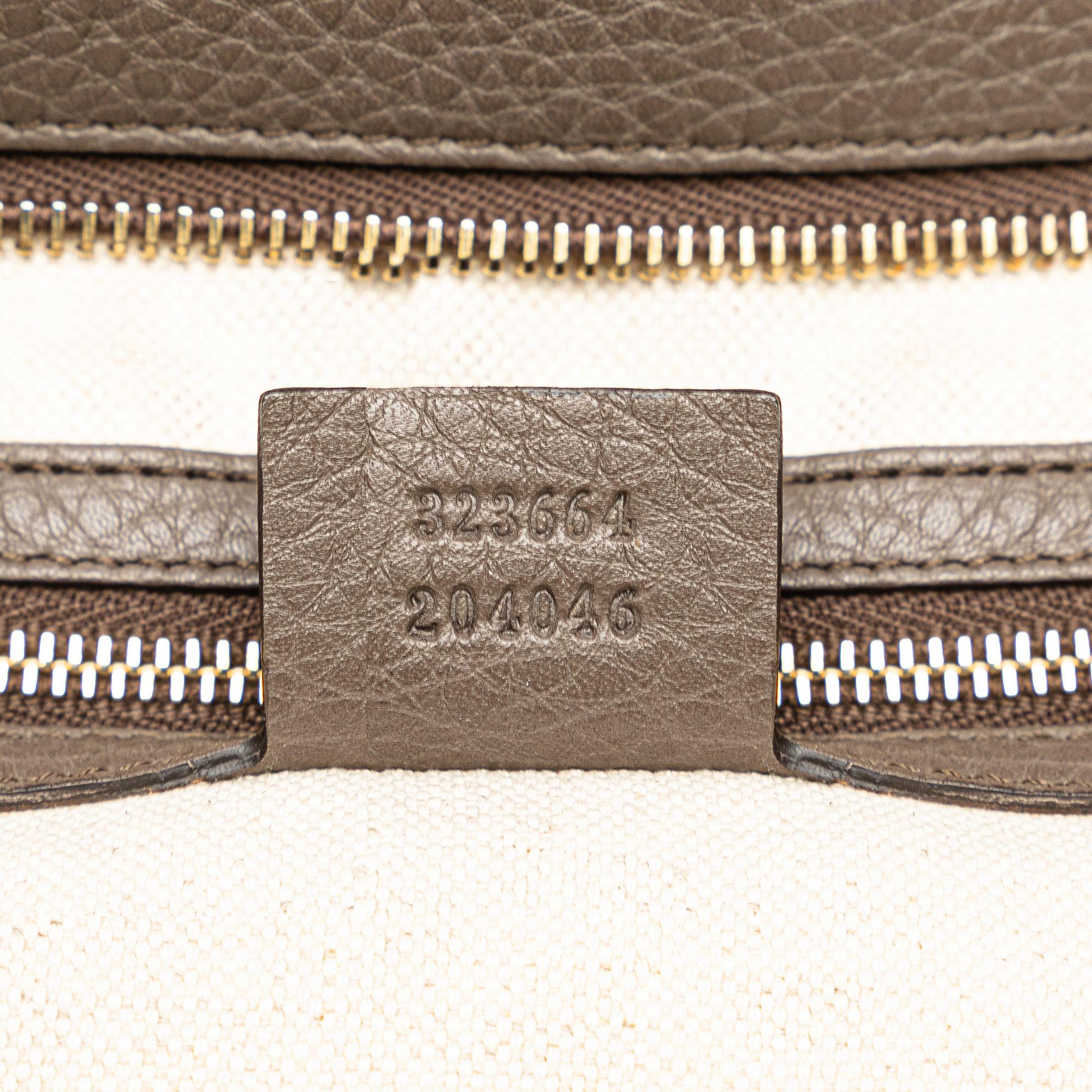 Gucci Large Calfskin Bamboo Shopper Satchel (SHG-6aRUFo)