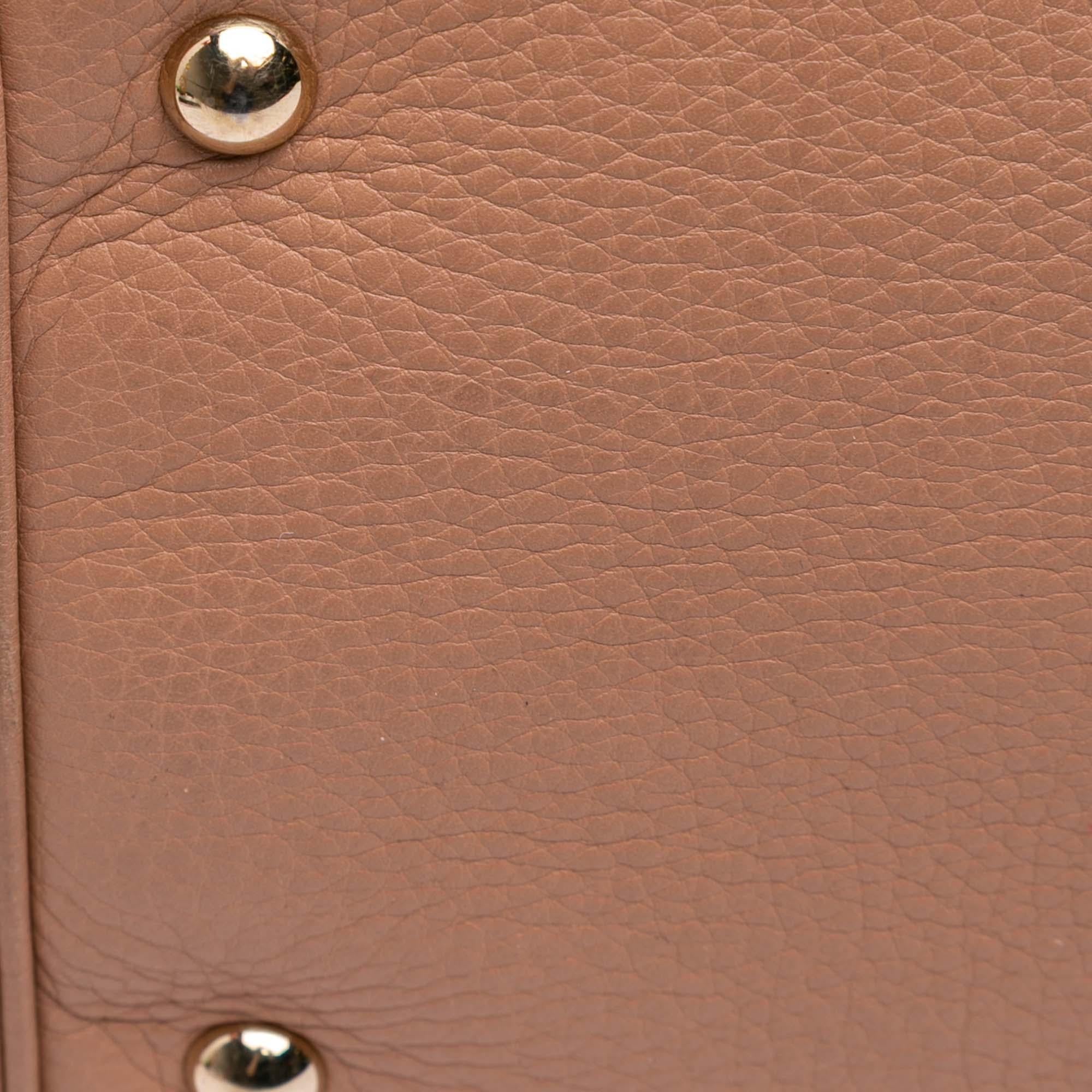 Gucci Large Calfskin Bamboo Shopper Satchel