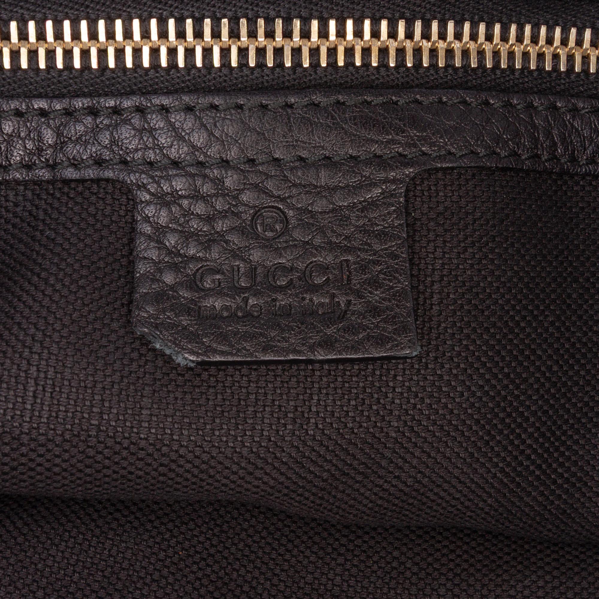 Gucci Large Calfskin Bamboo Shopper Satchel