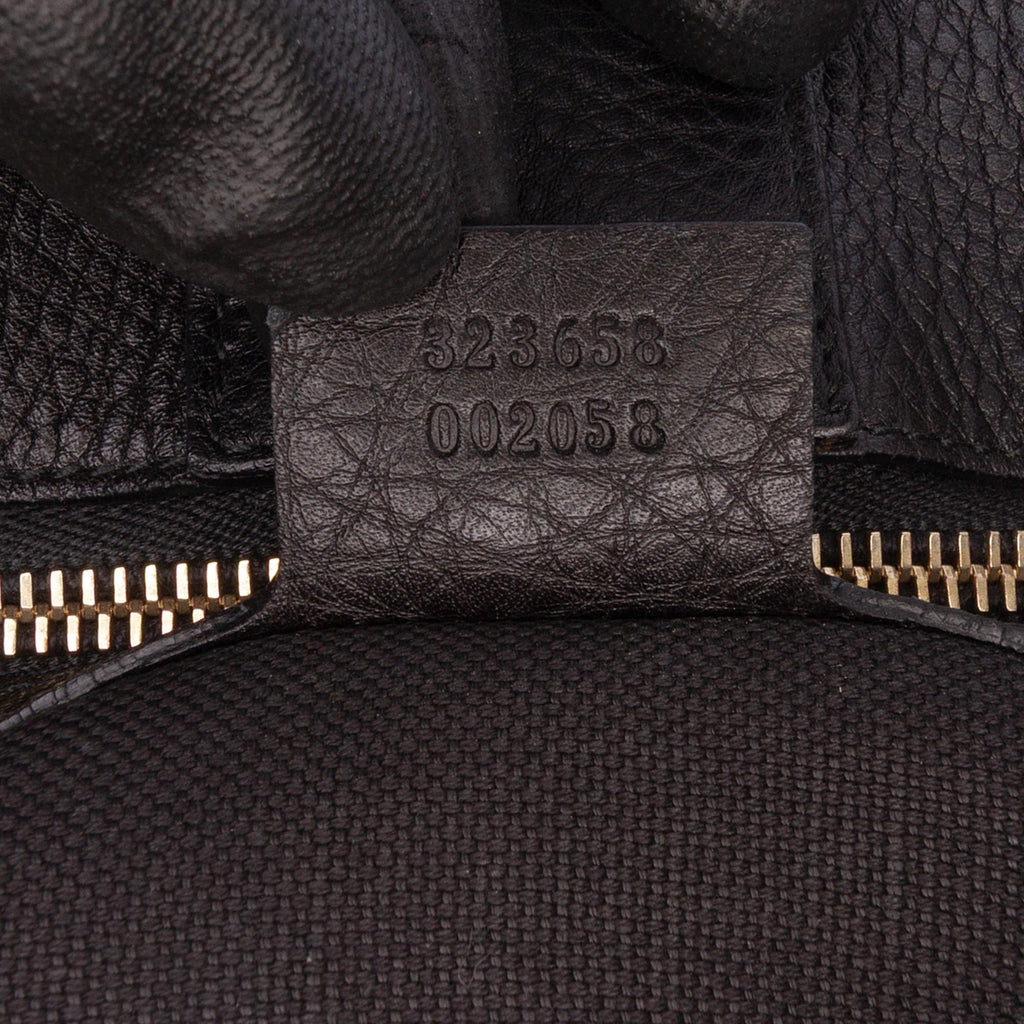 Gucci Large Calfskin Bamboo Shopper Satchel