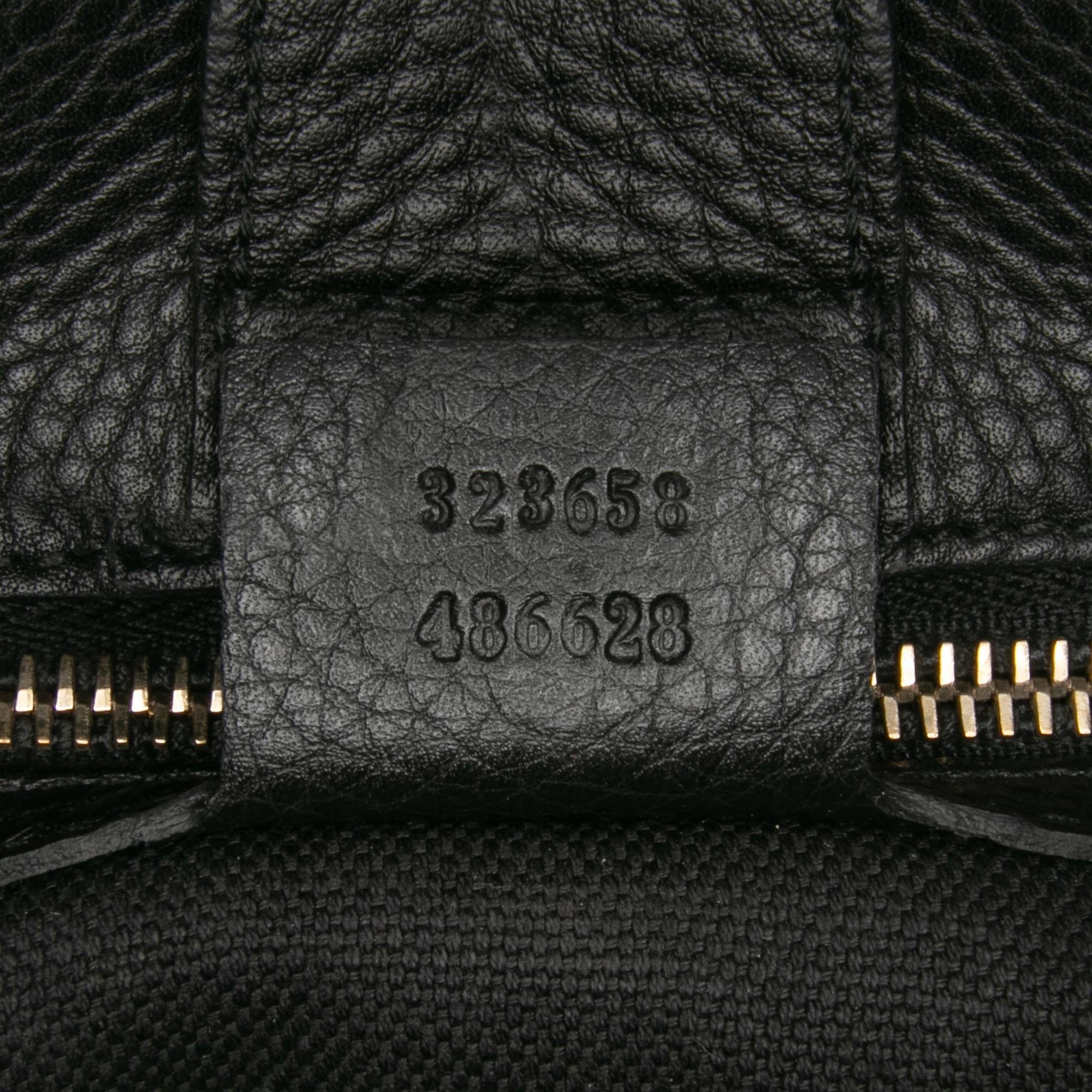 Gucci Large Calfskin Bamboo Shopper Satchel