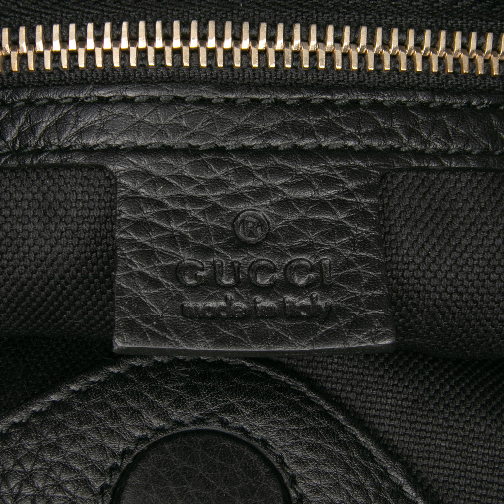 Gucci Large Calfskin Bamboo Shopper Satchel