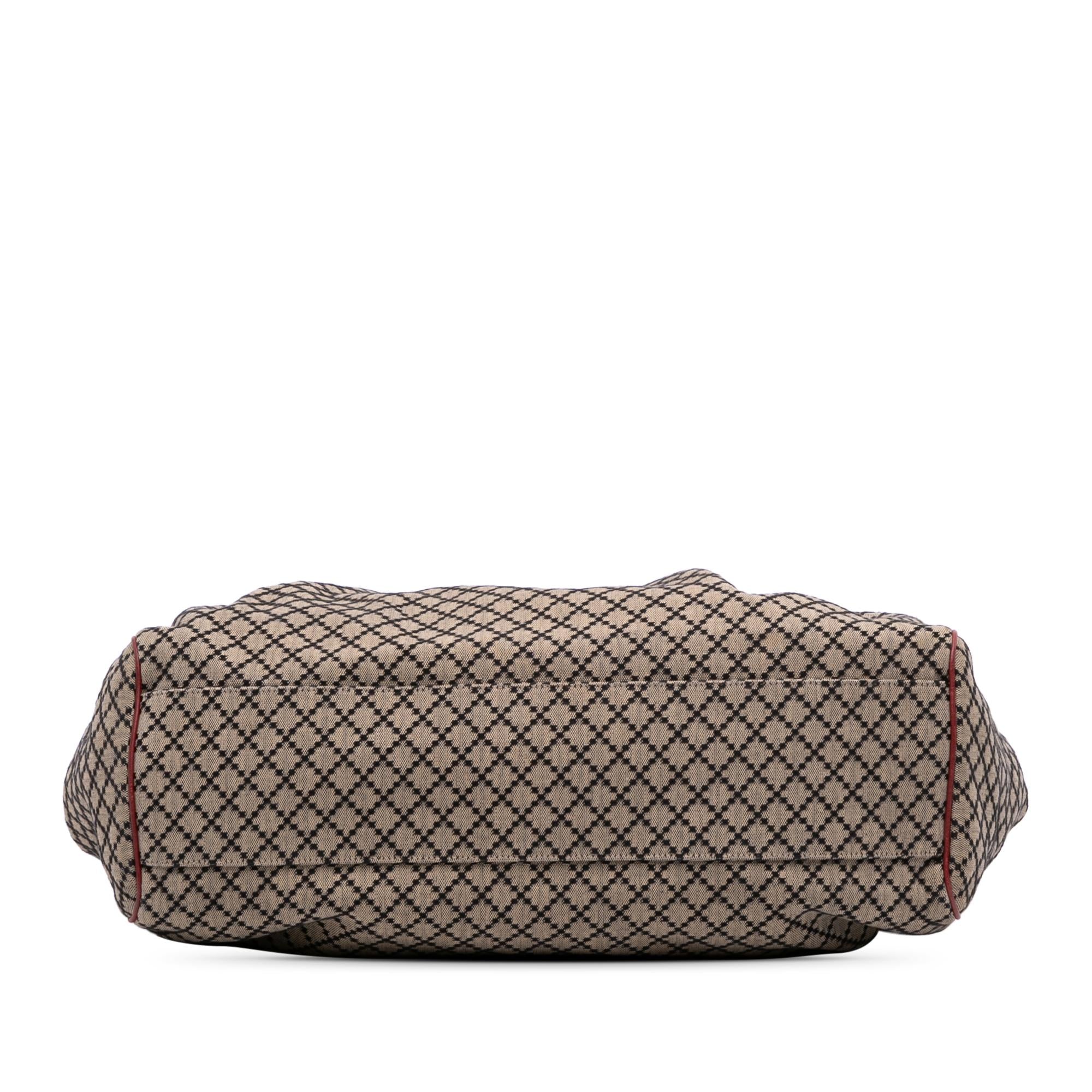 Gucci Large Diamante Canvas Sukey Tote