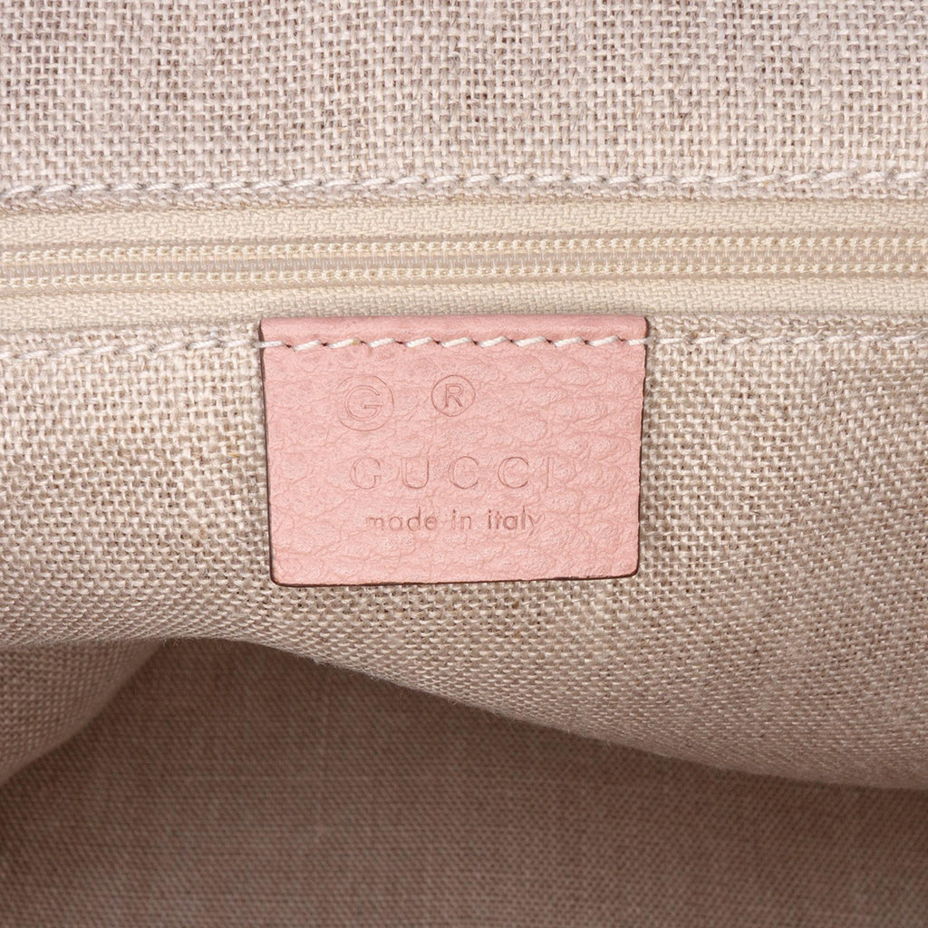 Gucci Large Dollar Calfskin GG Charm Dome Satchel