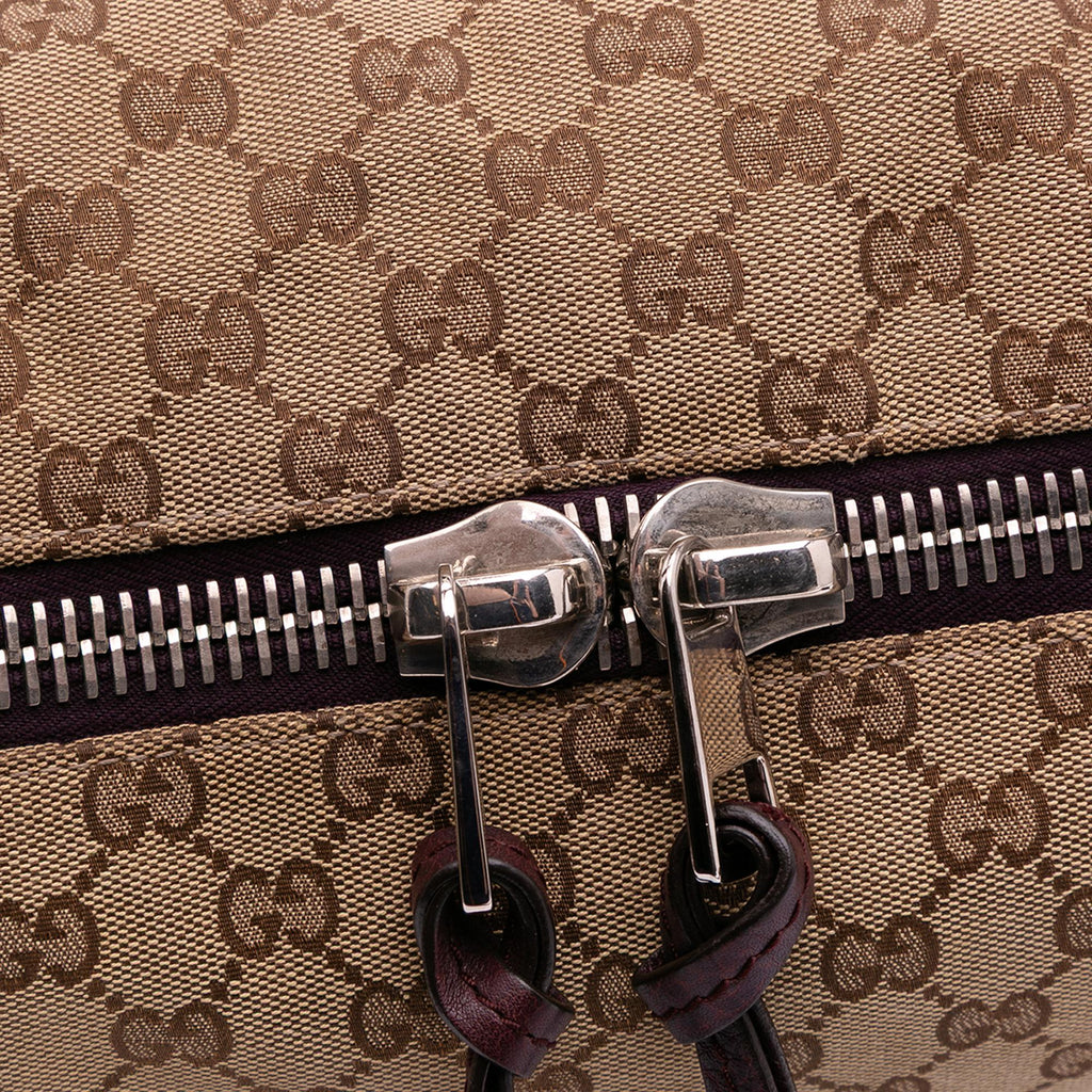 Gucci Large GG Canvas Bamboo Bar Tote