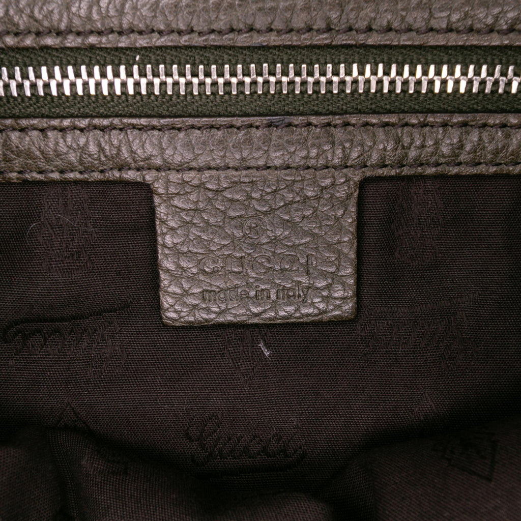 Gucci Large GG Canvas Bamboo Libeccio Tote