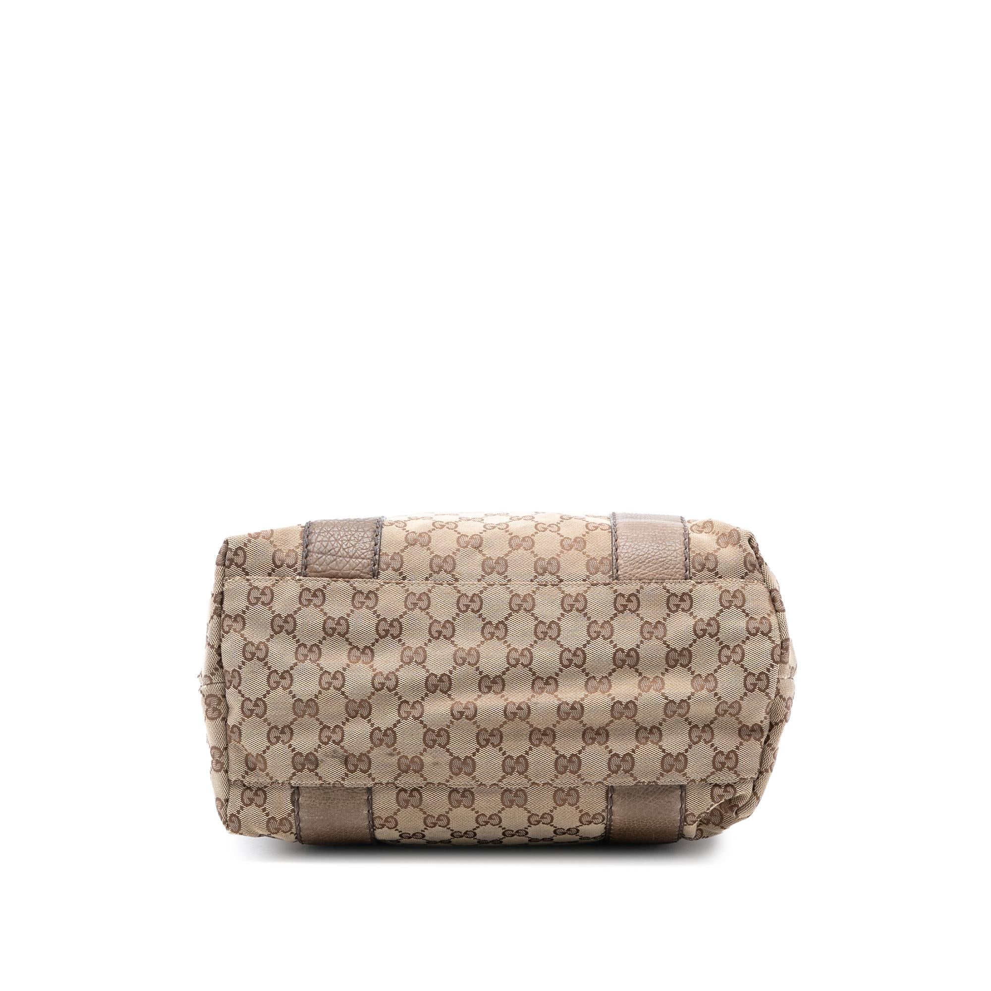 Gucci Large GG Canvas Bamboo Libeccio Tote
