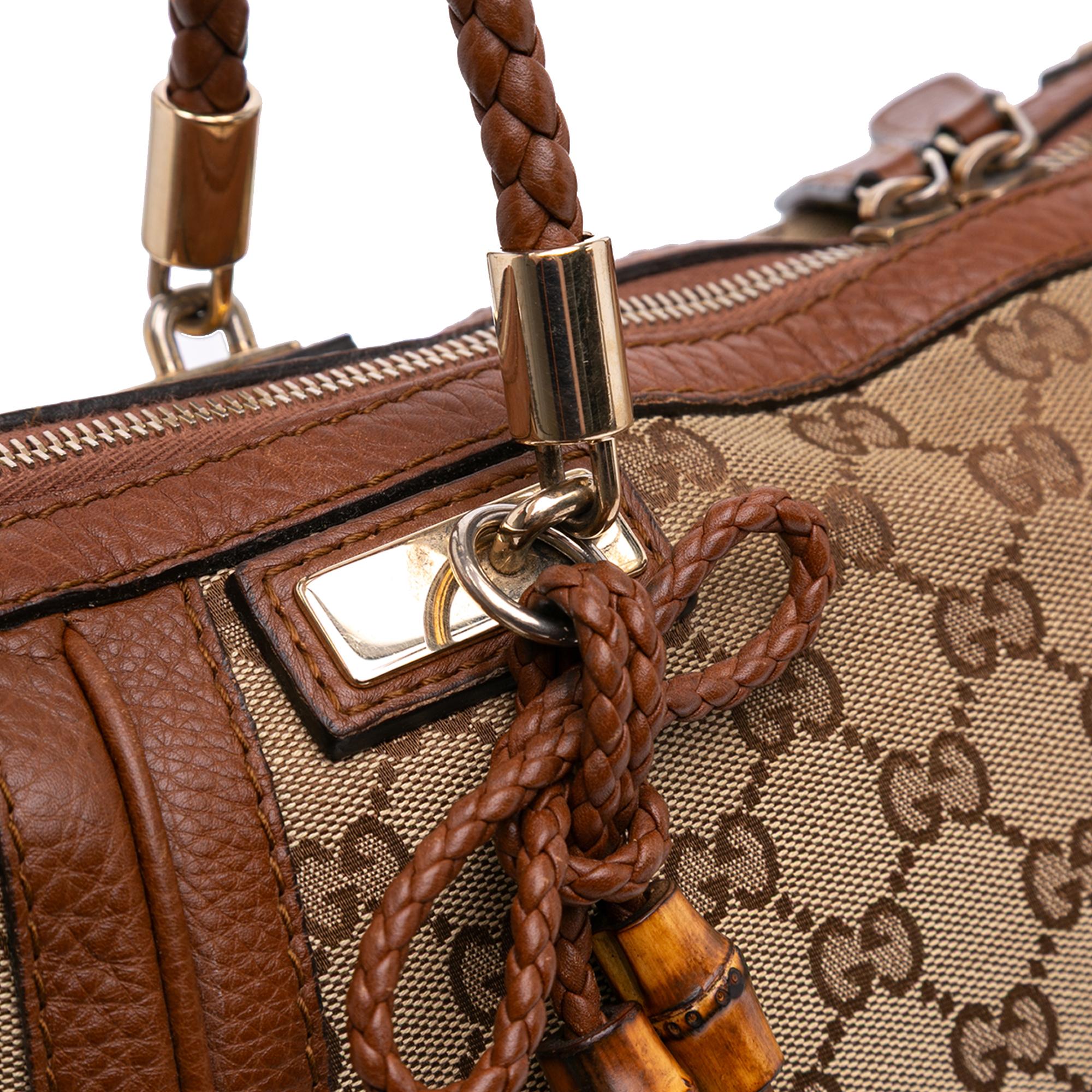 Gucci Large GG Canvas Bella Satchel