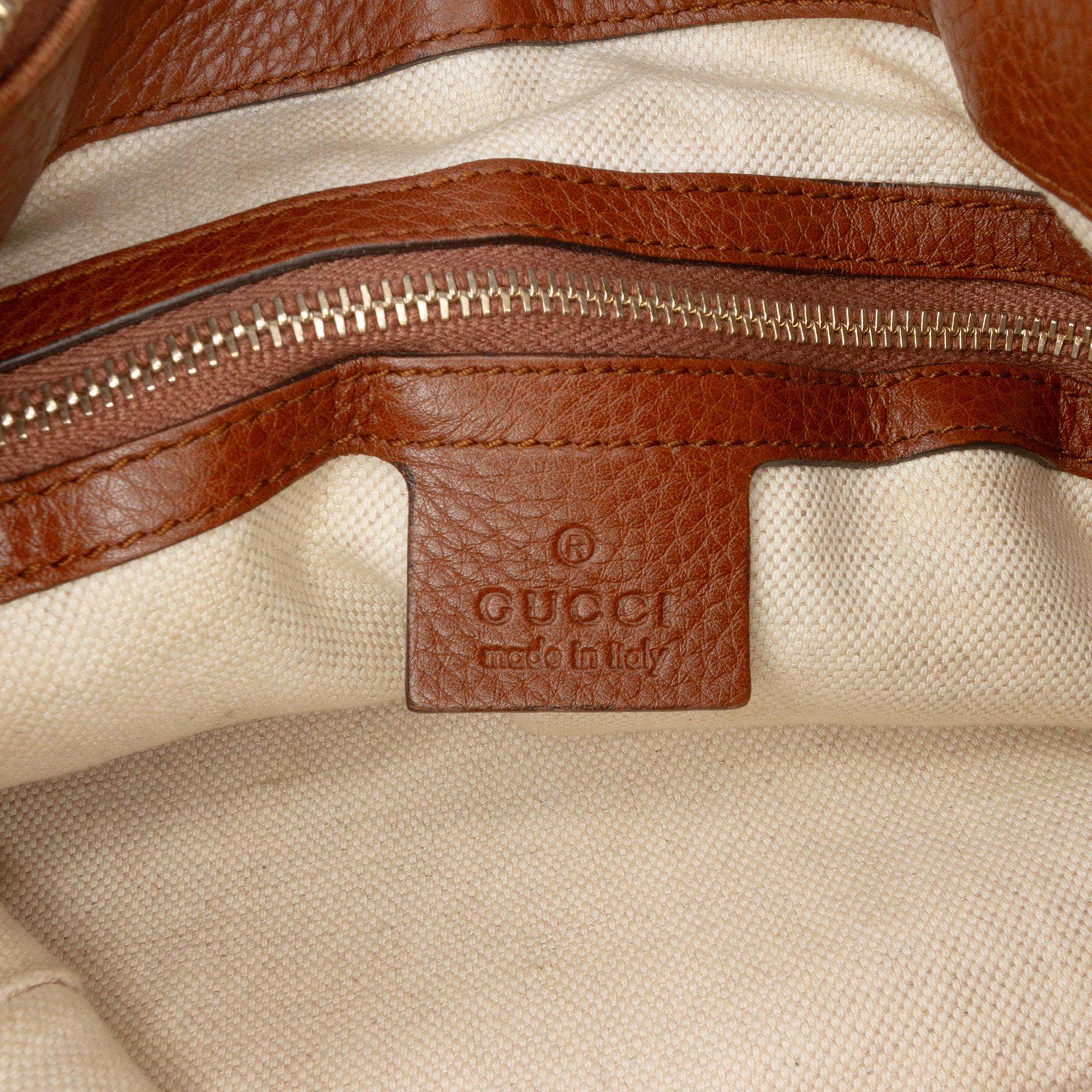 Gucci Large GG Canvas Bella Satchel