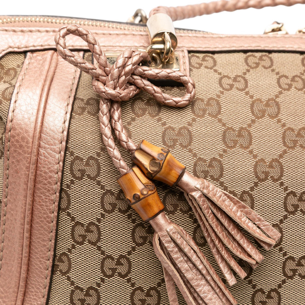 Gucci Large GG Canvas Bella Satchel