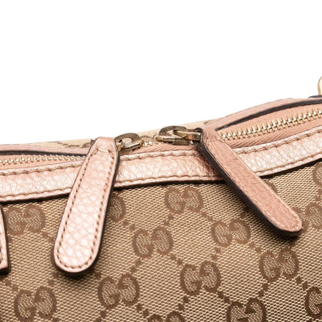 Gucci Large GG Canvas Bella Satchel