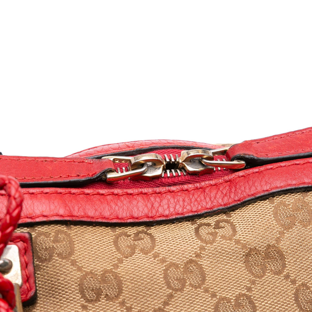 Gucci Large GG Canvas Bella Satchel