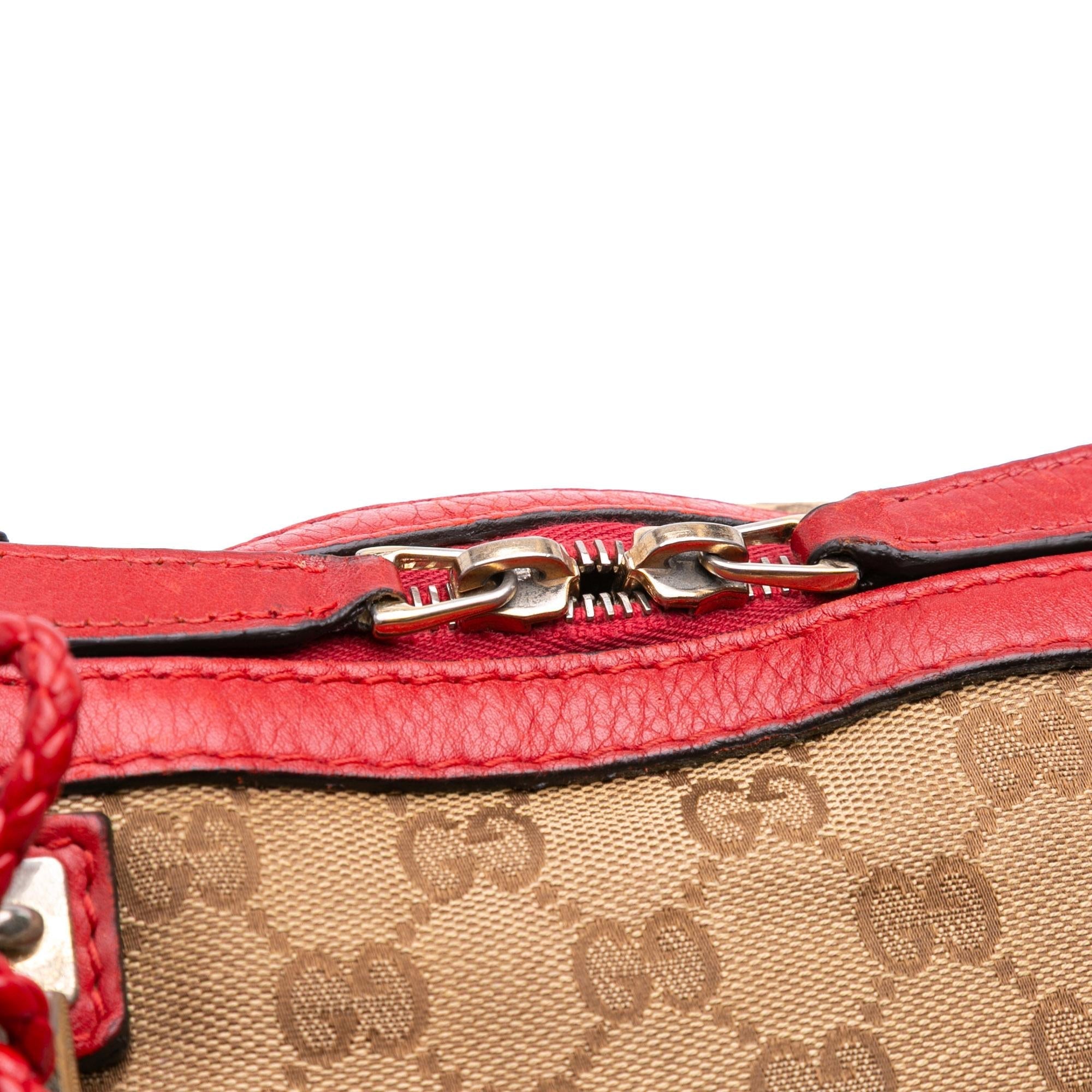 Gucci Large GG Canvas Bella Satchel