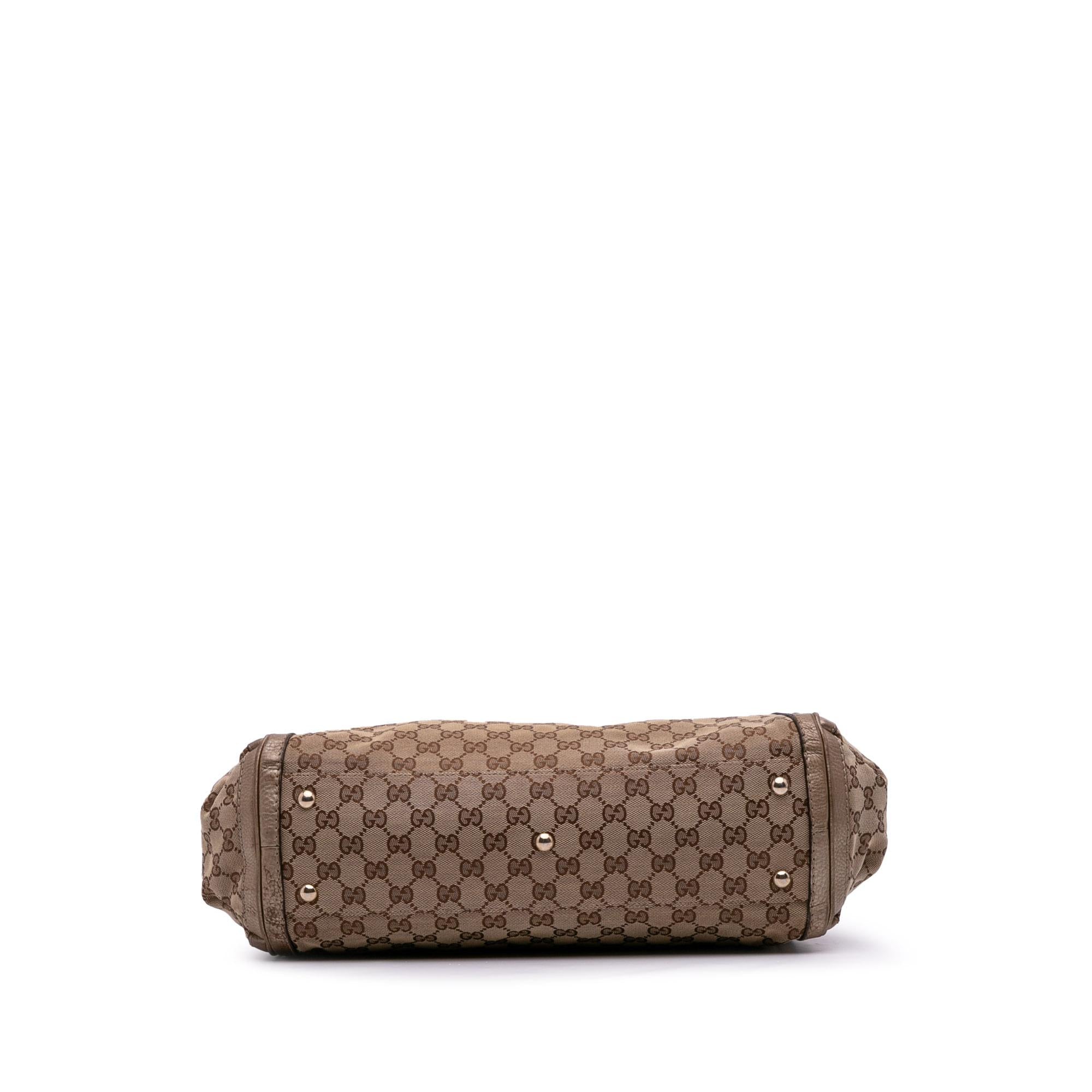 Gucci Large GG Canvas Bella Satchel