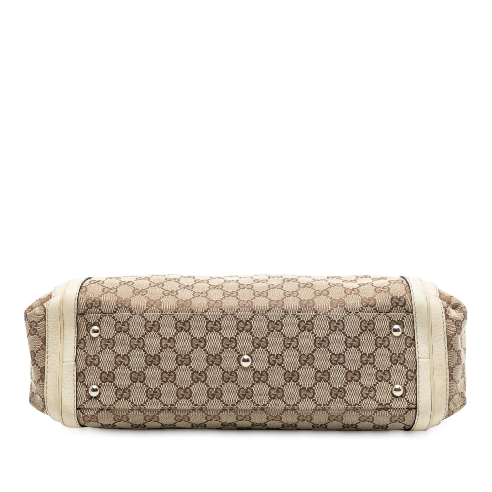 Gucci Large GG Canvas Bella Satchel
