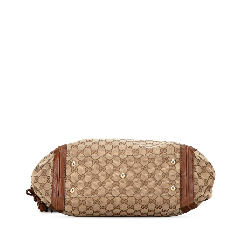 Gucci Large GG Canvas Bella Tote