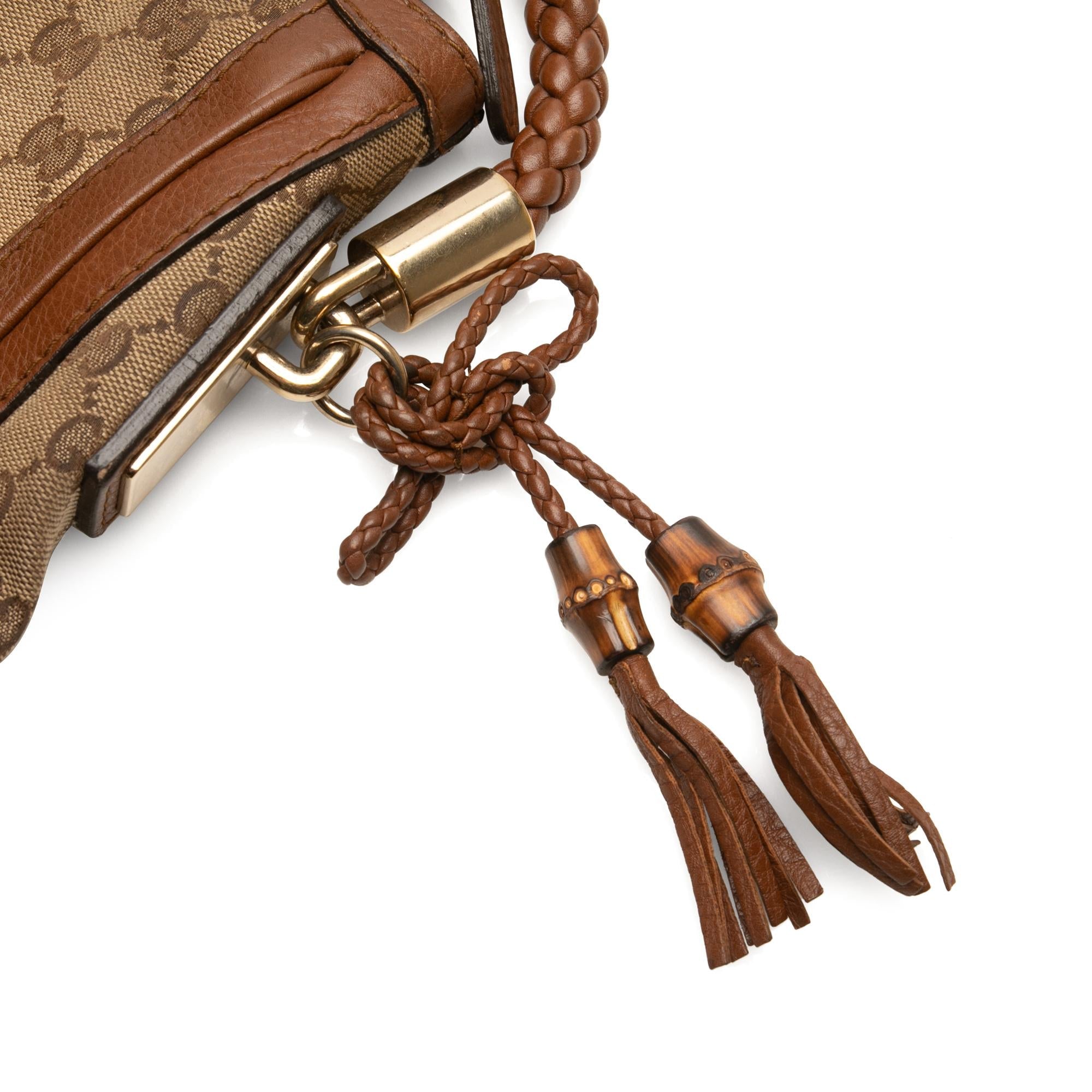 Gucci Large GG Canvas Bella Tote