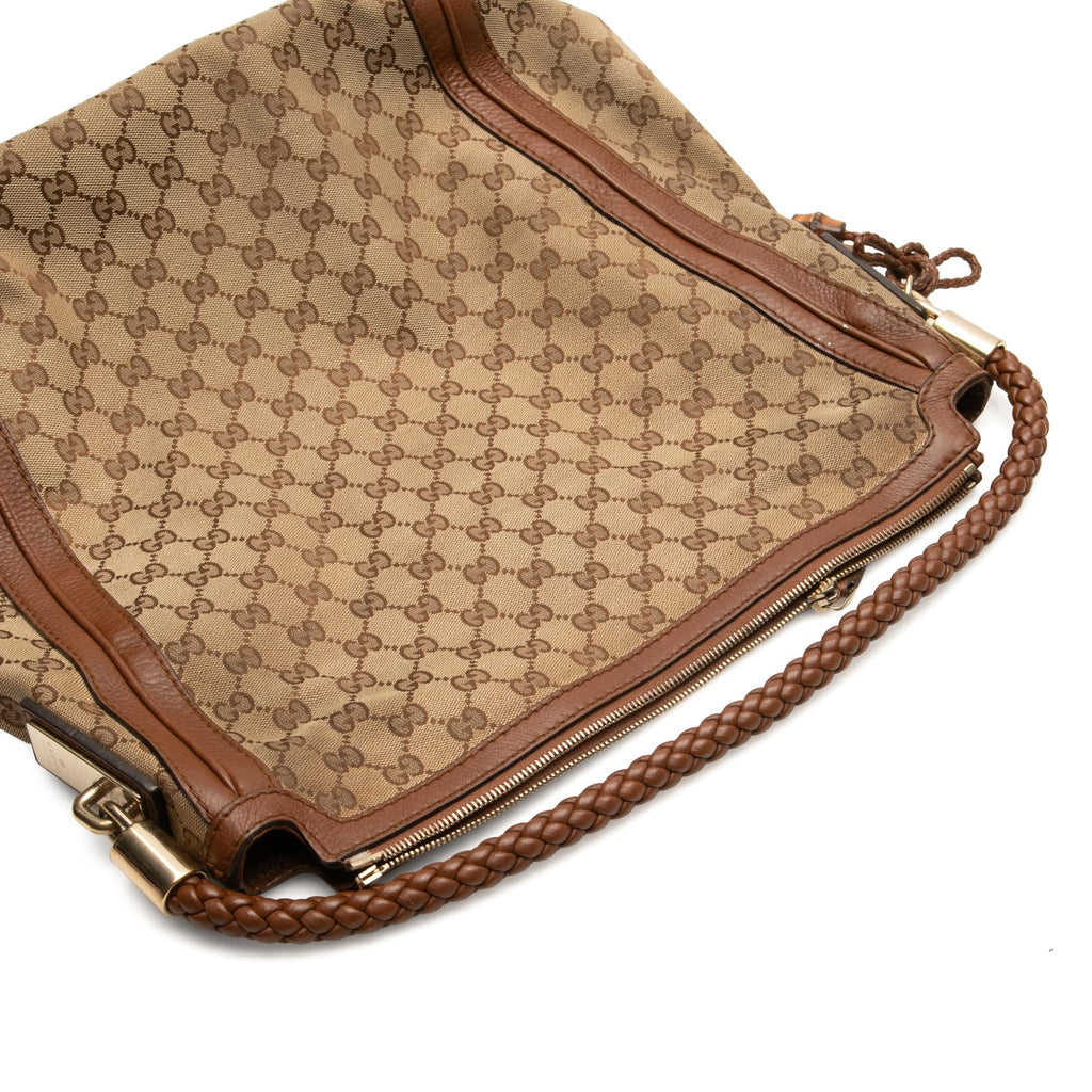 Gucci Large GG Canvas Bella Tote