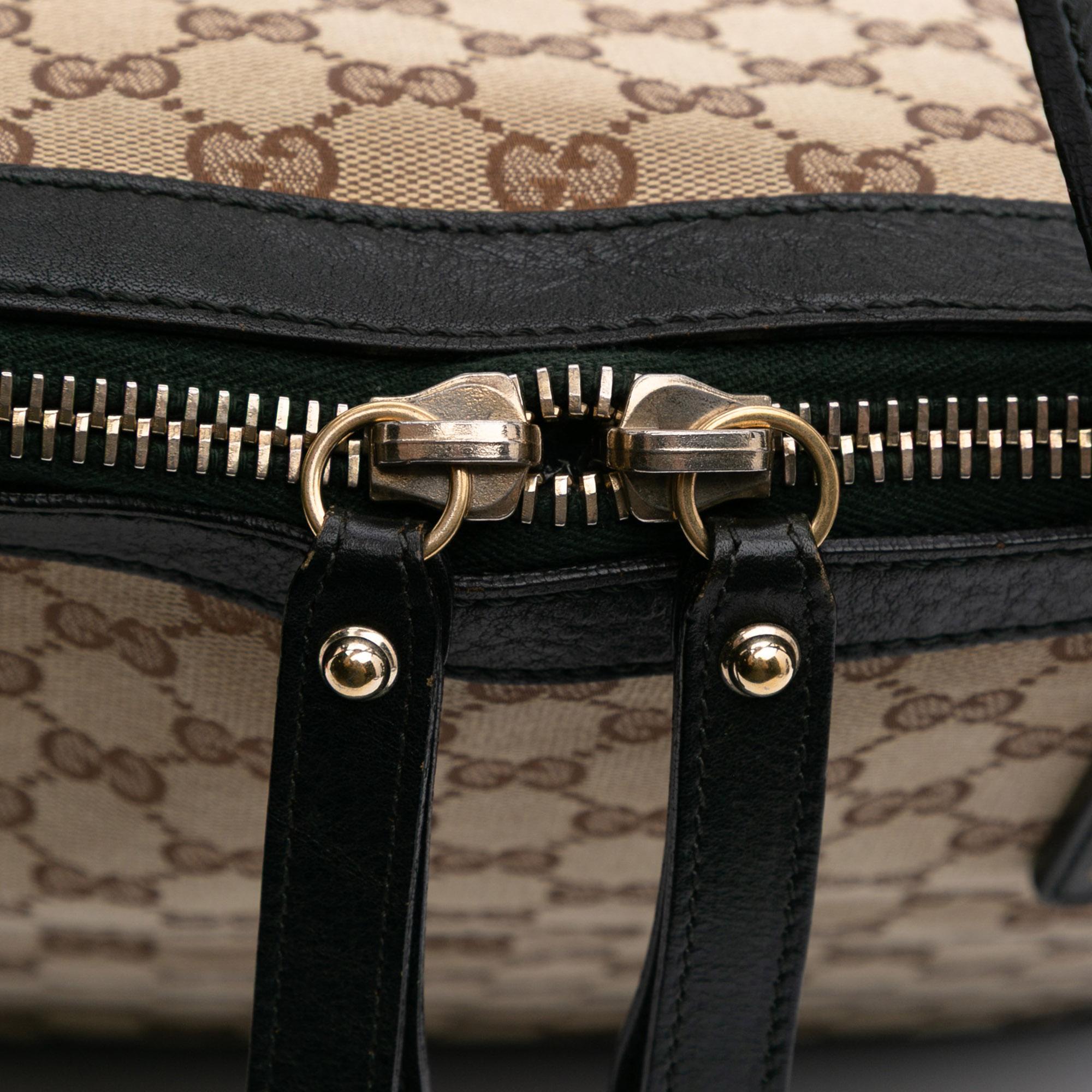 Gucci Large GG Canvas Charm Dome Satchel
