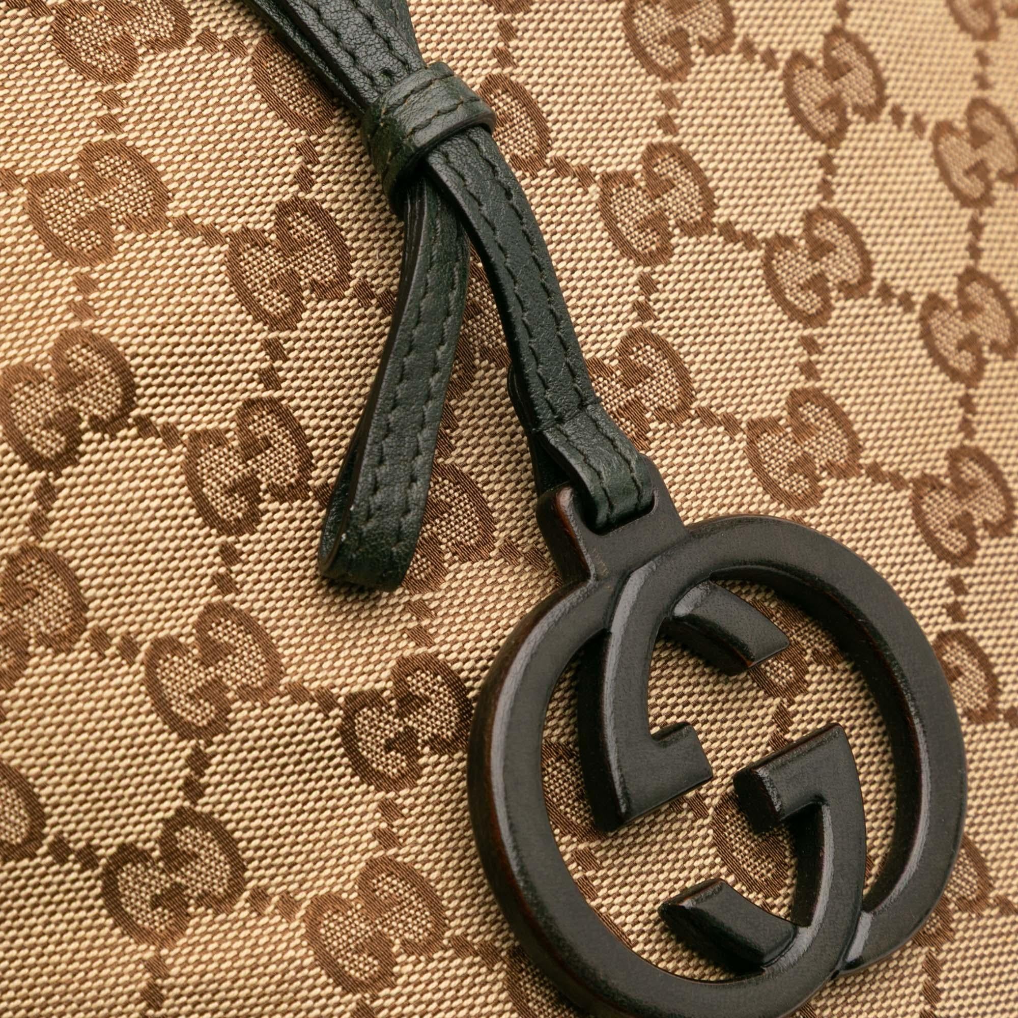 Gucci Large GG Canvas Charm Dome Satchel