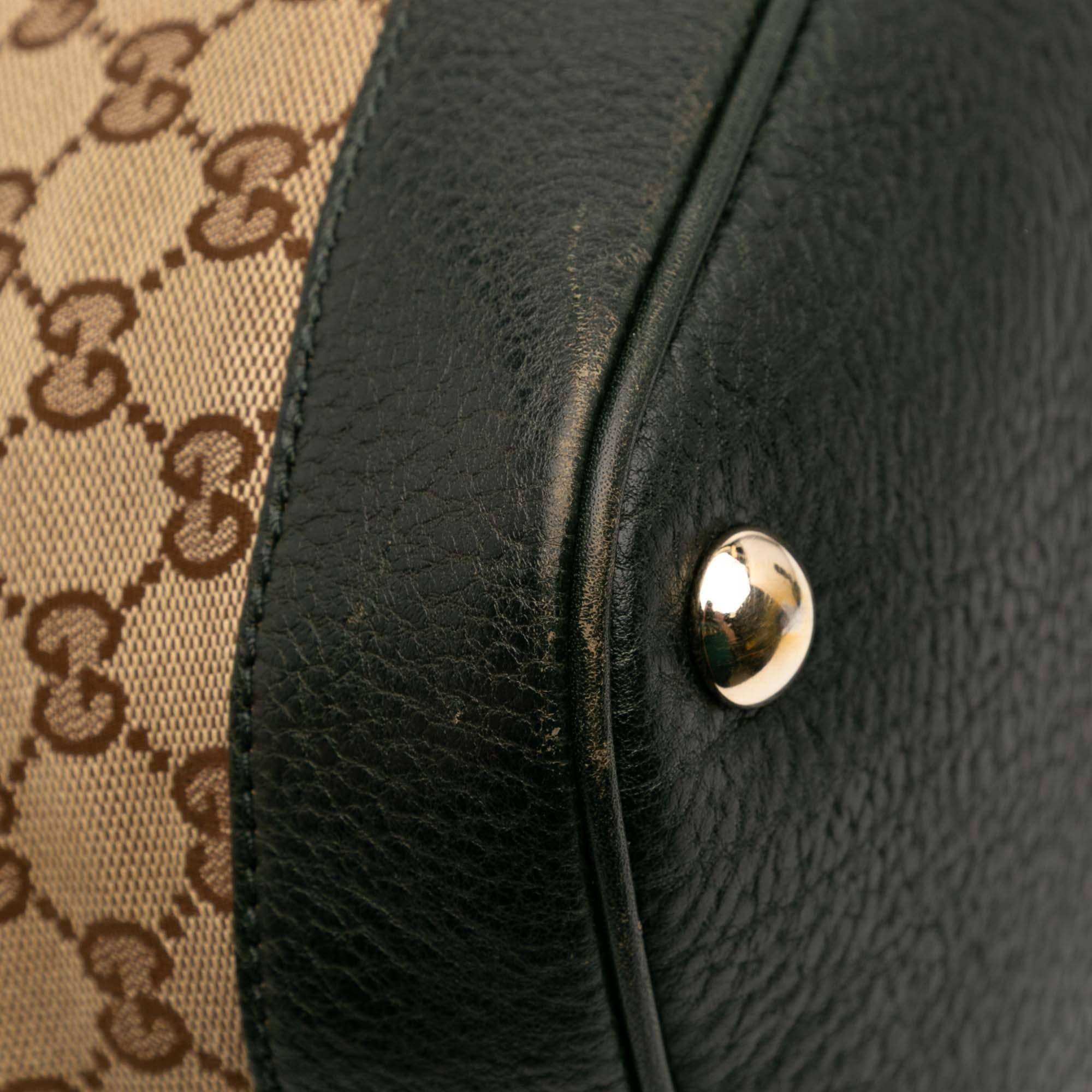 Gucci Large GG Canvas Charm Dome Satchel