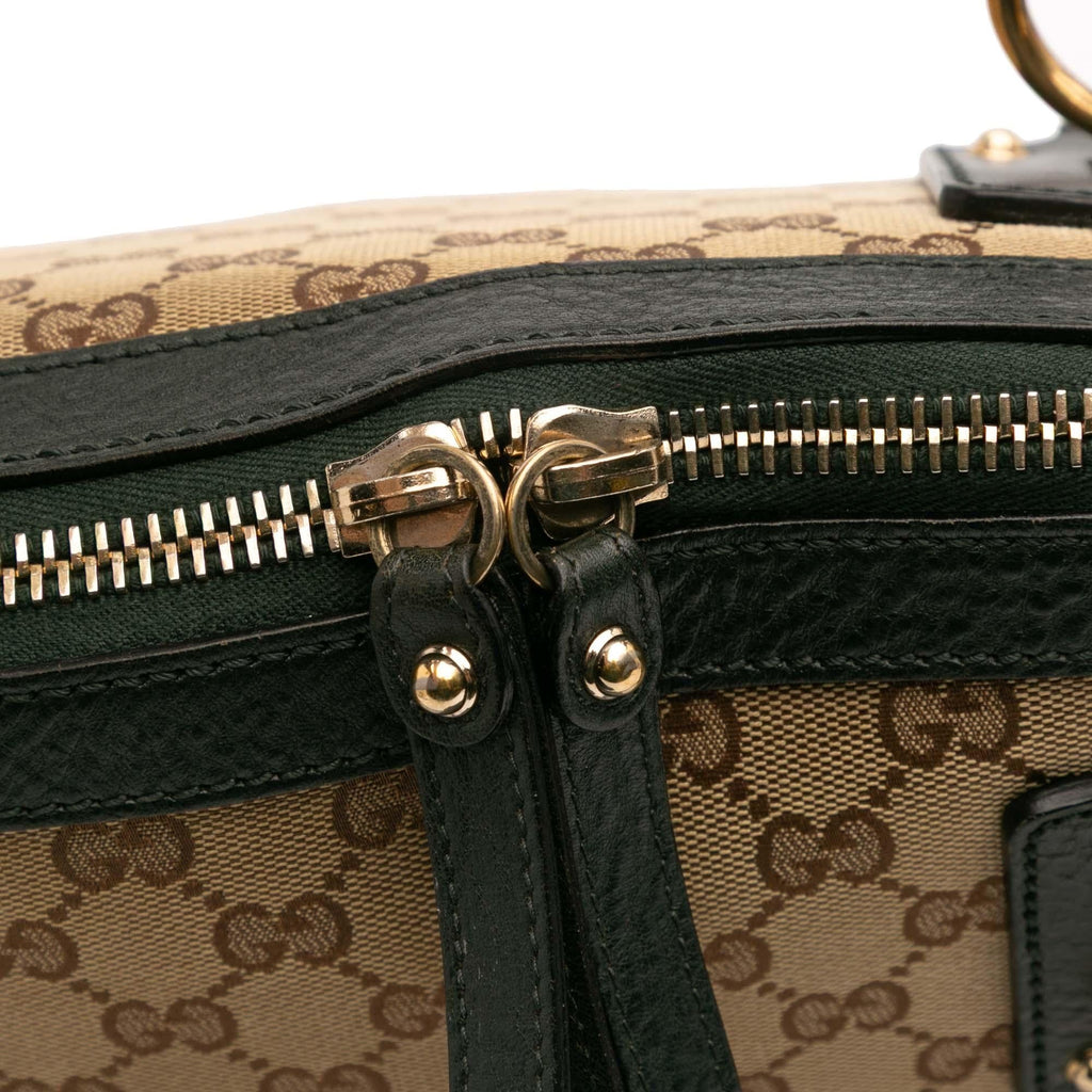Gucci Large GG Canvas Charm Dome Satchel