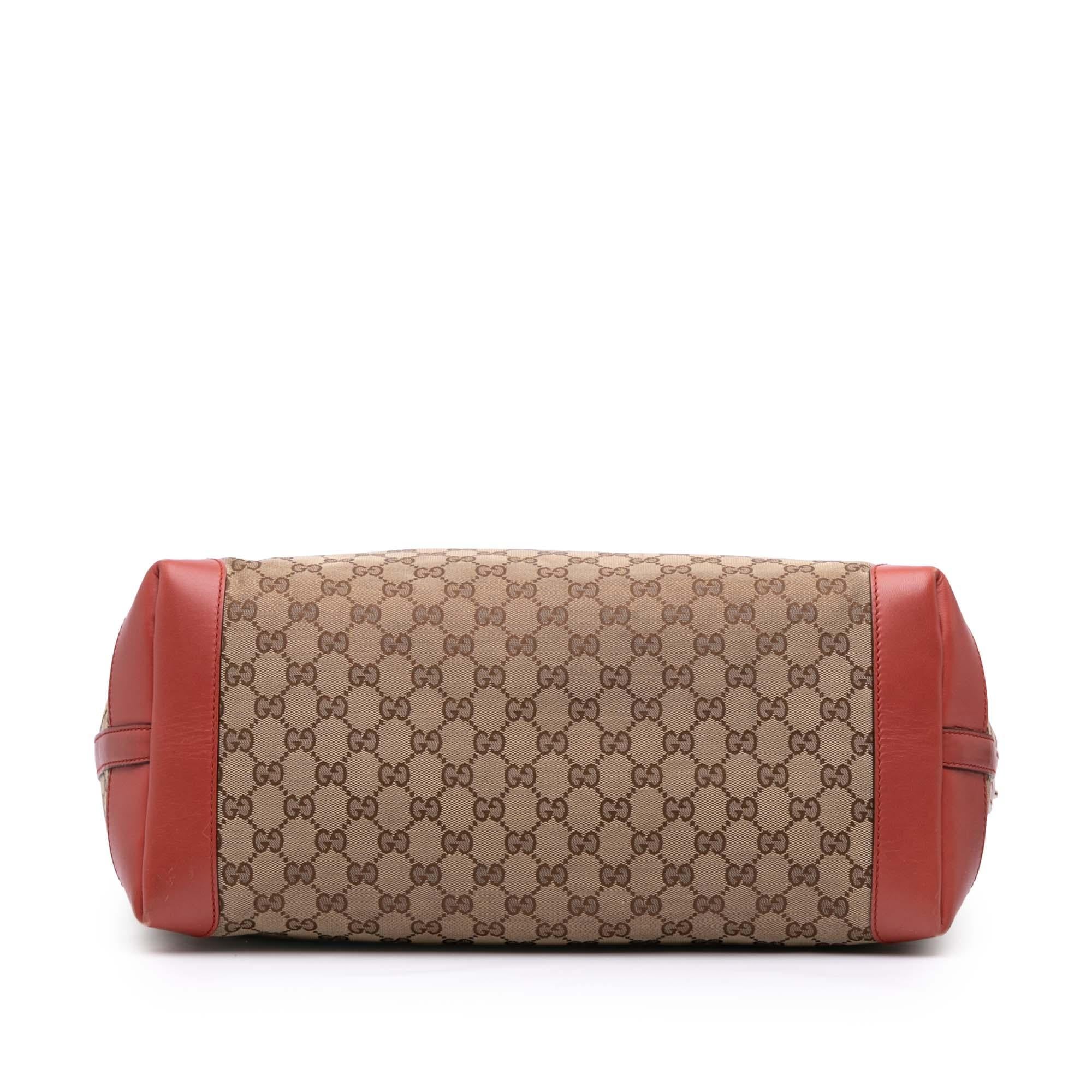 Gucci Large GG Canvas Craft Tote