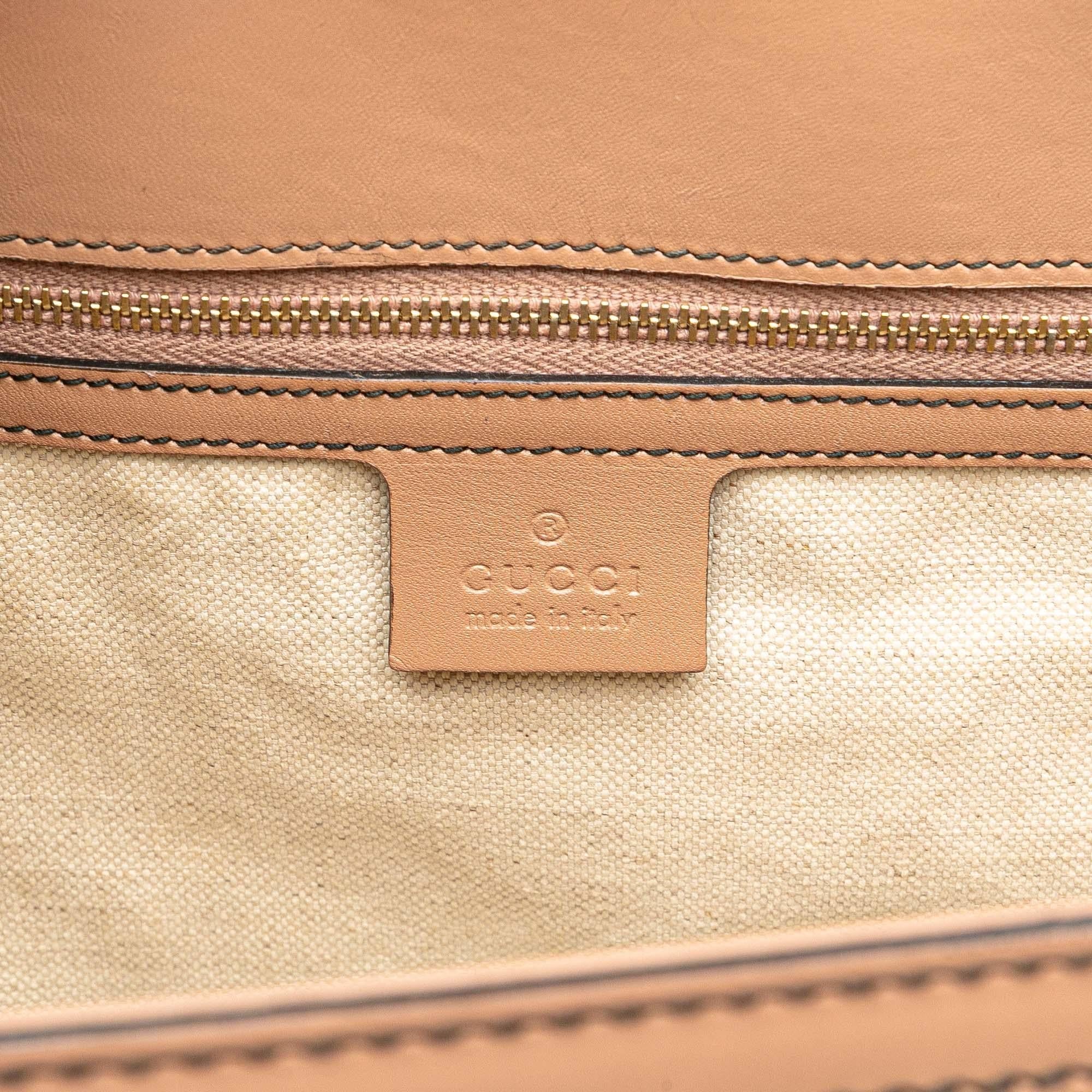 Gucci Large GG Canvas Emily Shoulder Bag