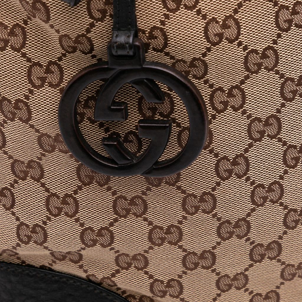 Gucci Large GG Canvas GG Charm Tote