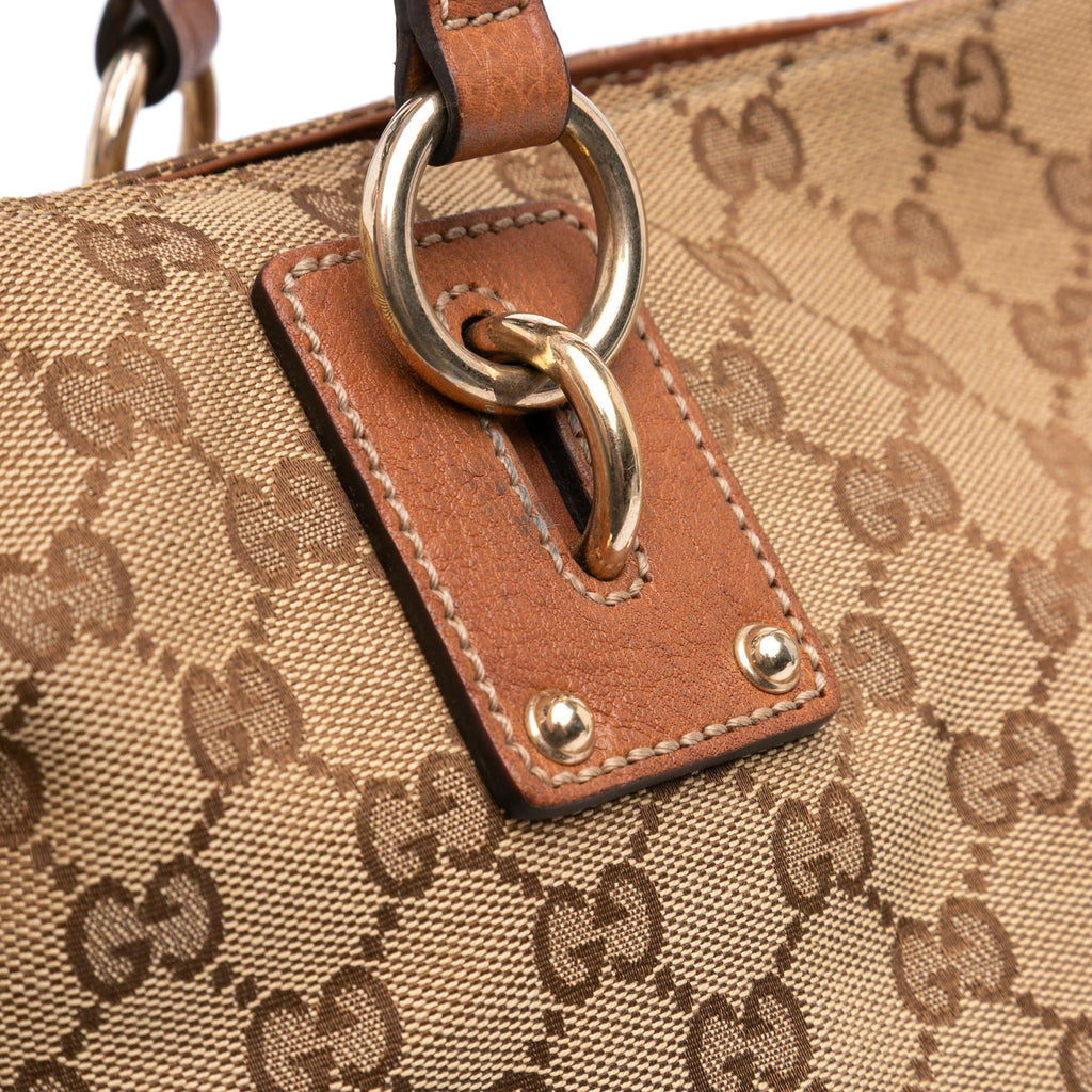 Gucci Large GG Canvas GG Charm Tote