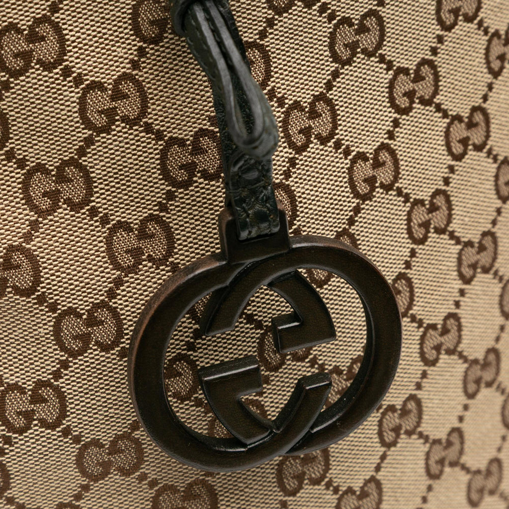 Gucci Large GG Canvas GG Charm Tote