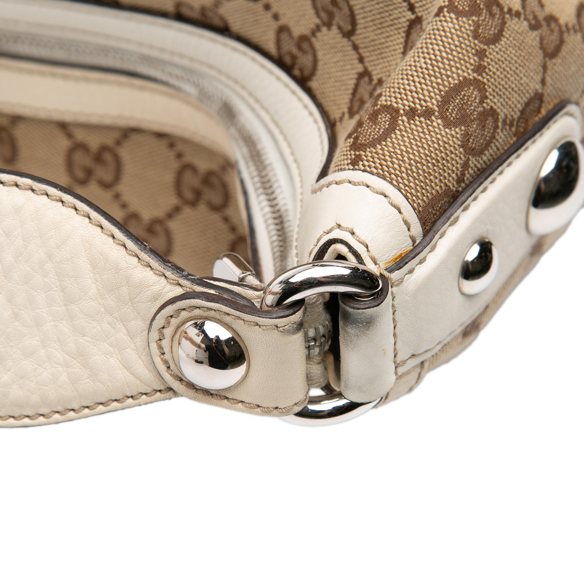Gucci Large GG Canvas Icon Bit Hobo