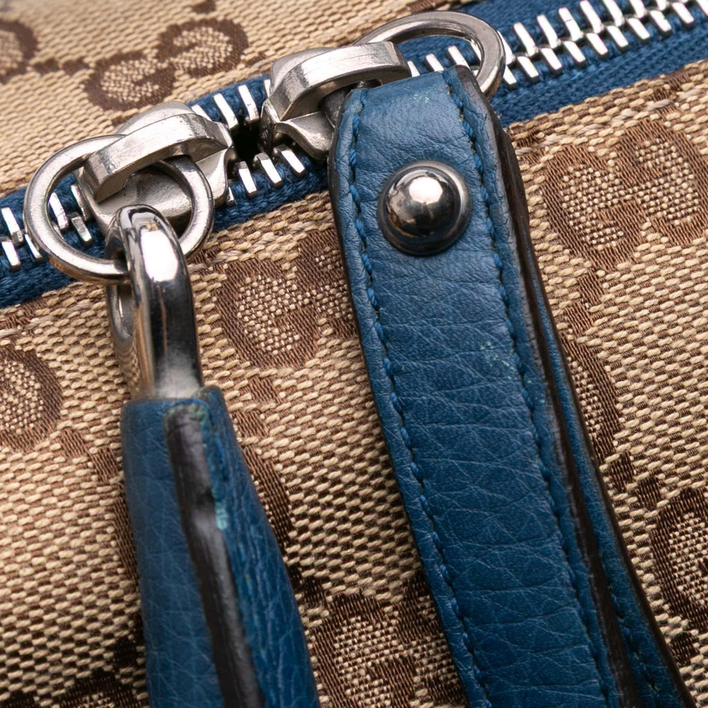 Gucci Large GG Canvas Icon Bit Satchel