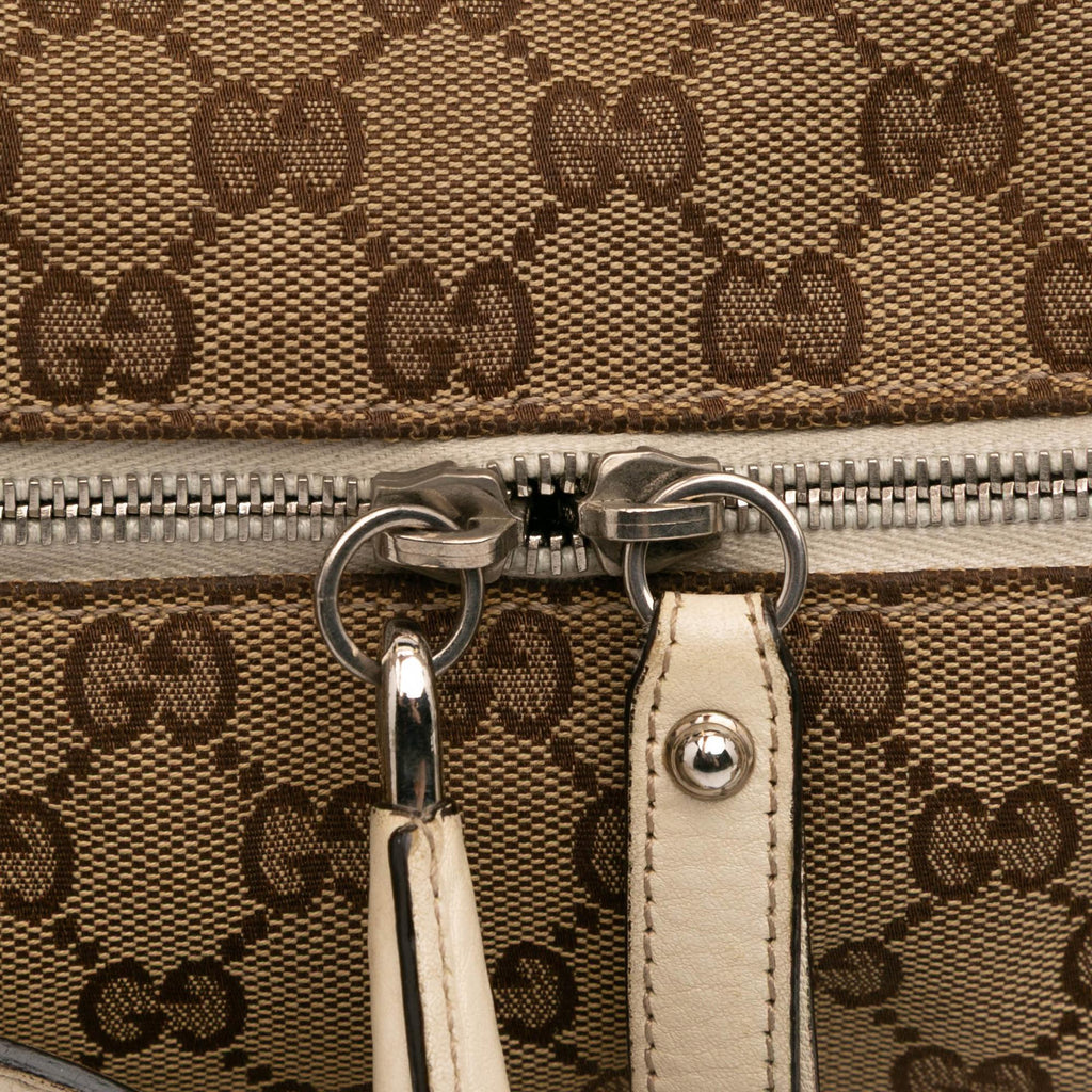 Gucci Large GG Canvas Icon Bit Satchel