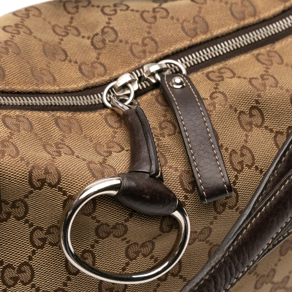 Gucci Large GG Canvas Icon Bit Satchel