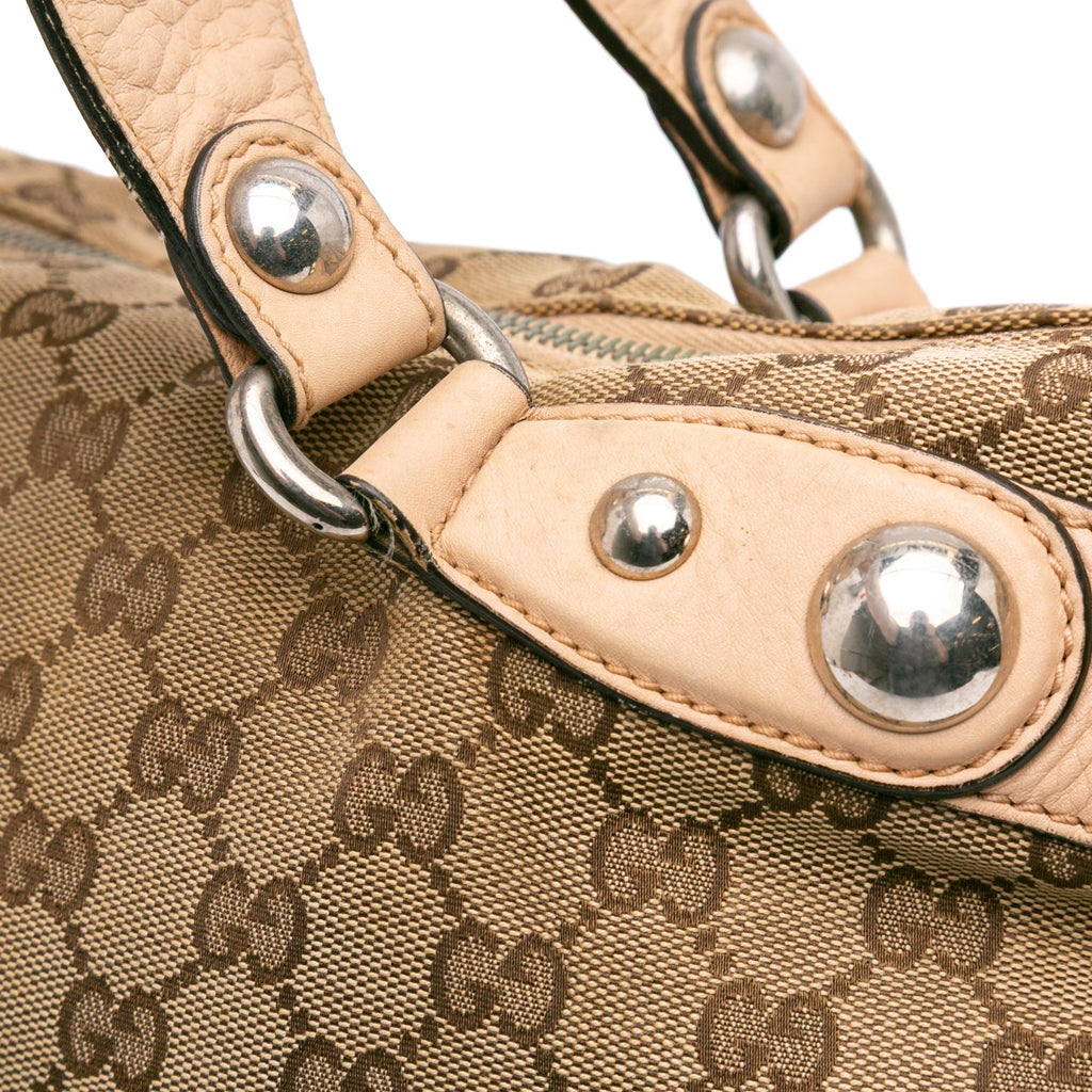 Gucci Large GG Canvas Icon Bit Satchel