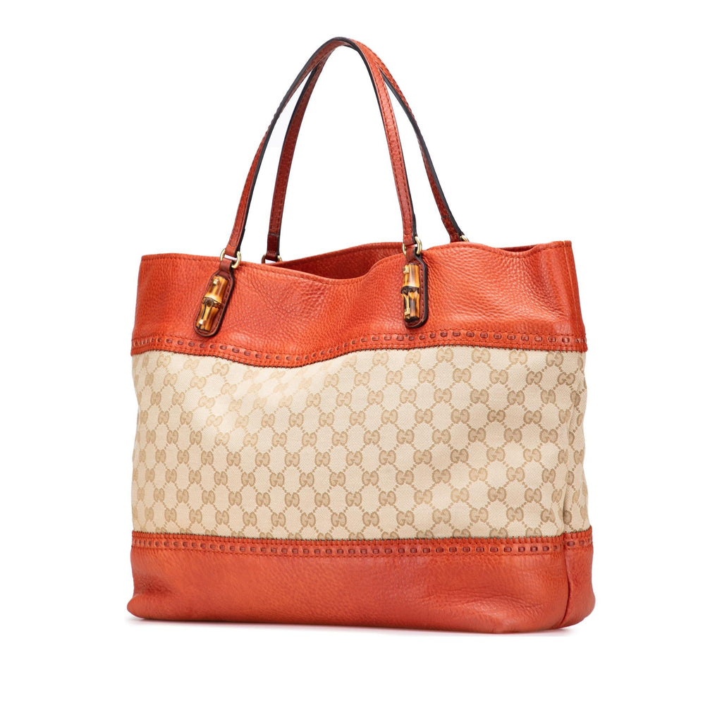 Gucci Large GG Canvas Laidback Crafty Tote