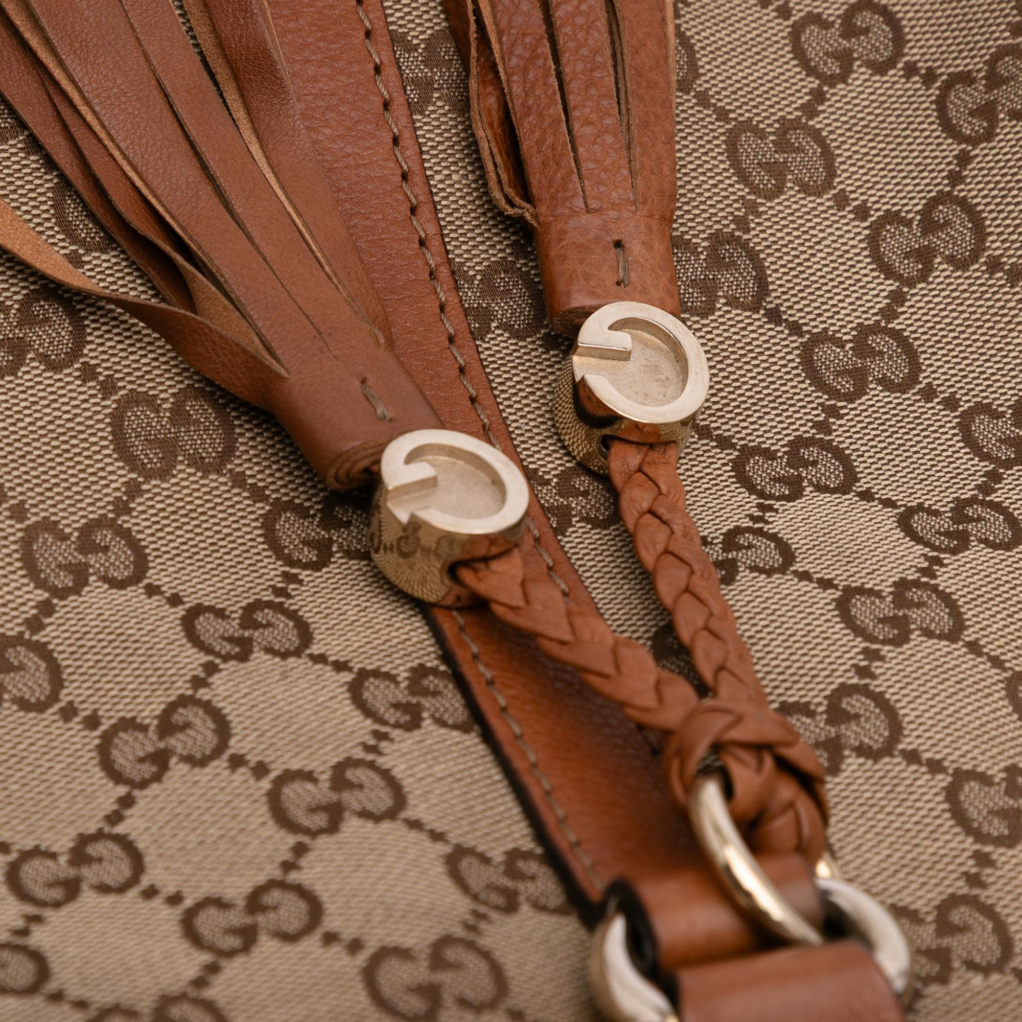 Gucci Large GG Canvas Marrakech Tote