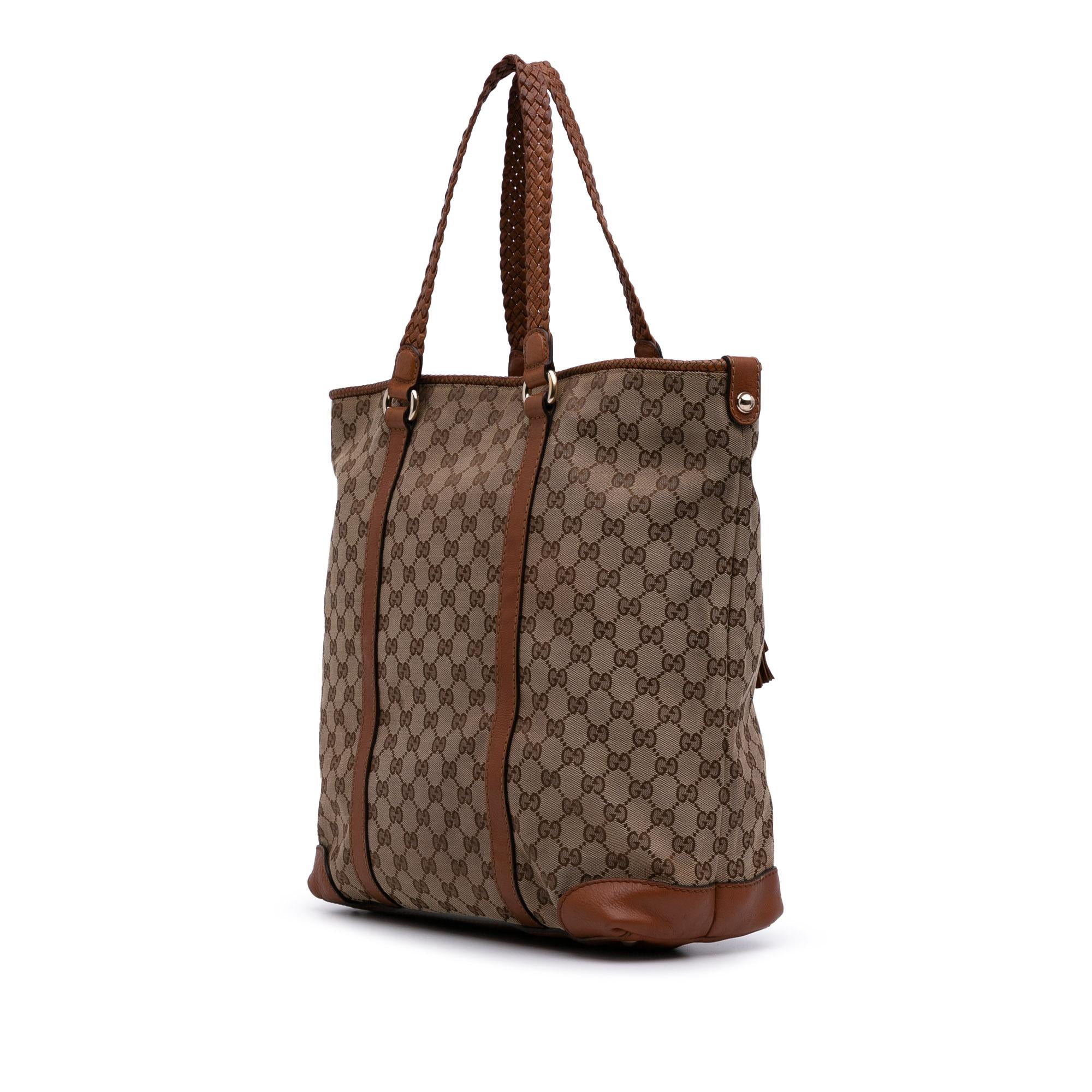 Gucci Large GG Canvas Marrakech Tote