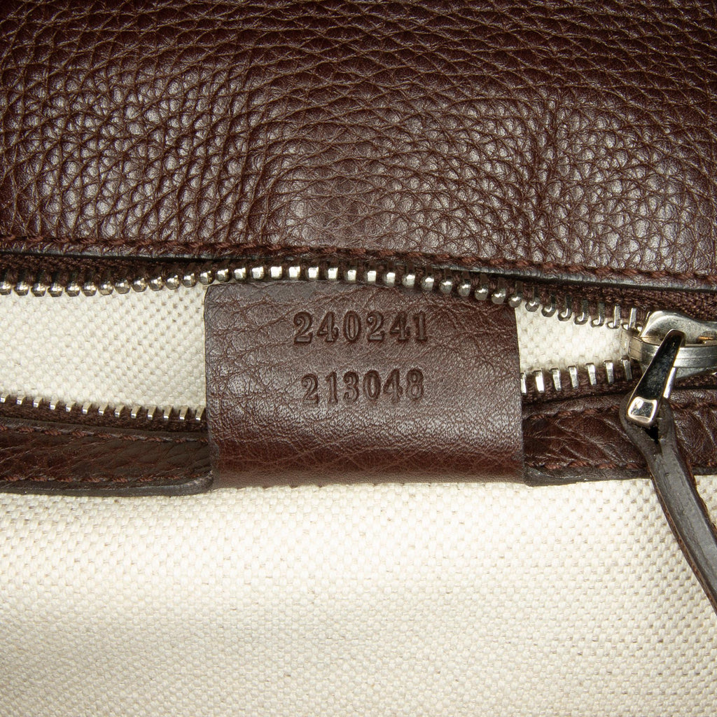 Gucci Large GG Canvas New Bamboo Satchel (SHG-rWP7tz)