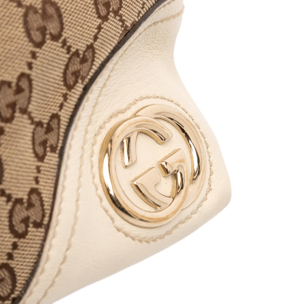 Gucci Large GG Canvas New Britt Tote