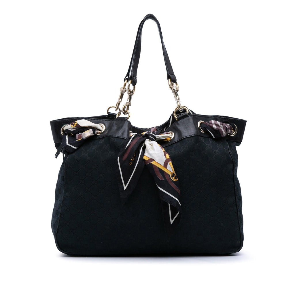 Gucci Large GG Canvas Positano Tote