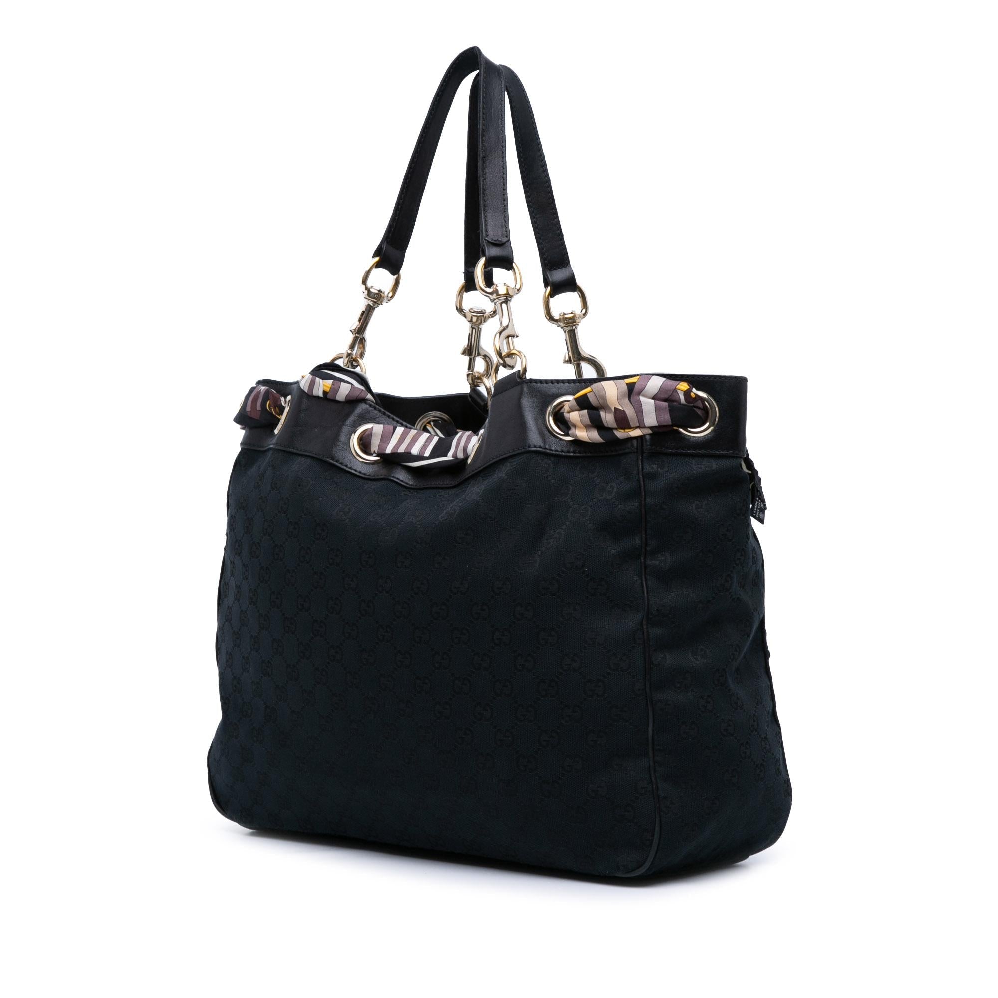 Gucci Large GG Canvas Positano Tote