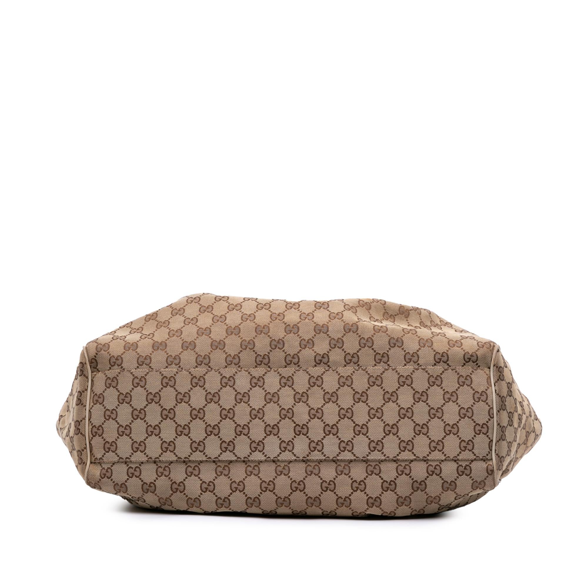 Gucci Large GG Canvas Sukey Tote