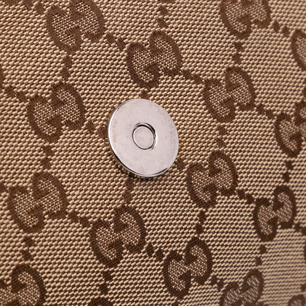 Gucci Large GG Canvas Techno Horsebit Satchel