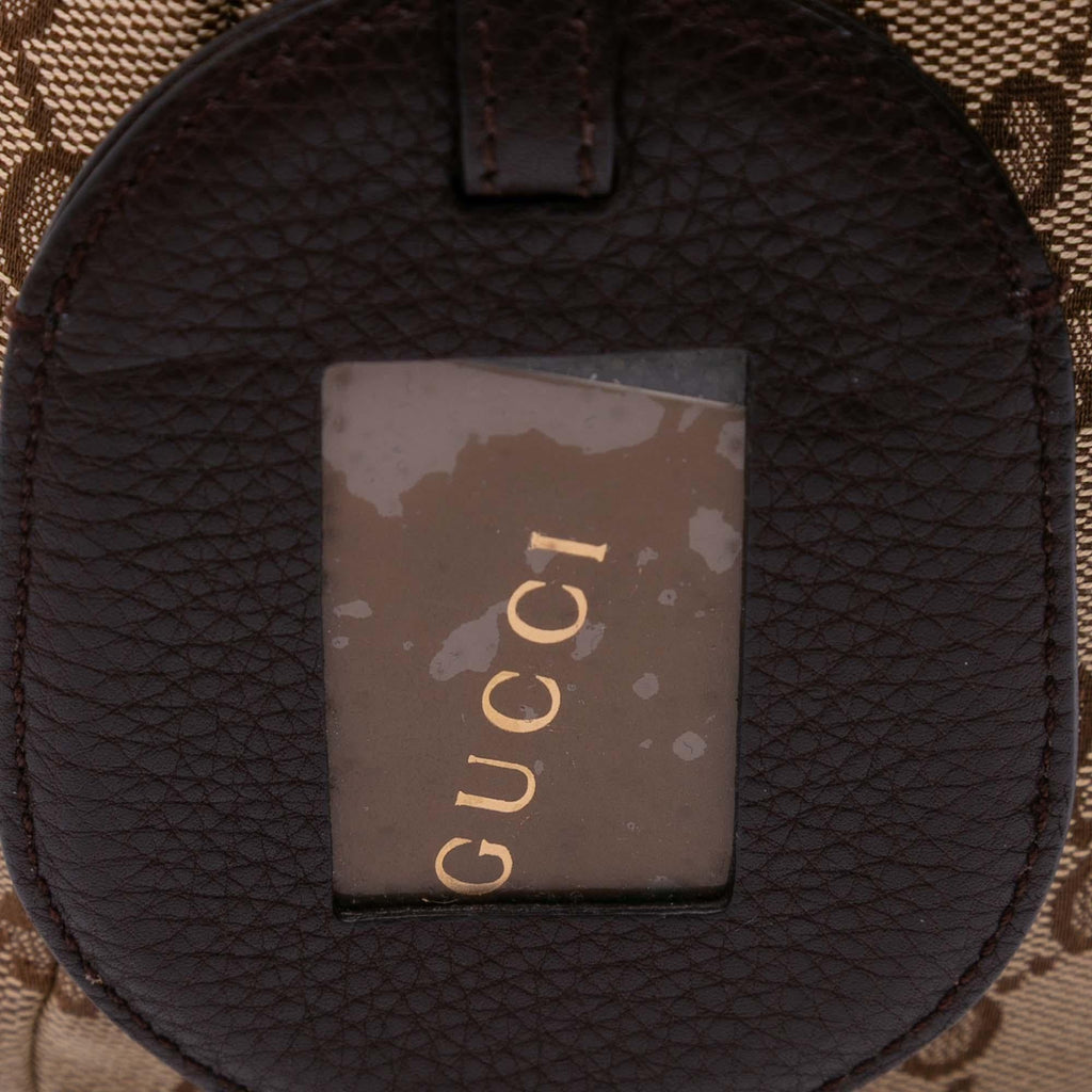 Gucci Large GG Canvas Techno Horsebit Satchel