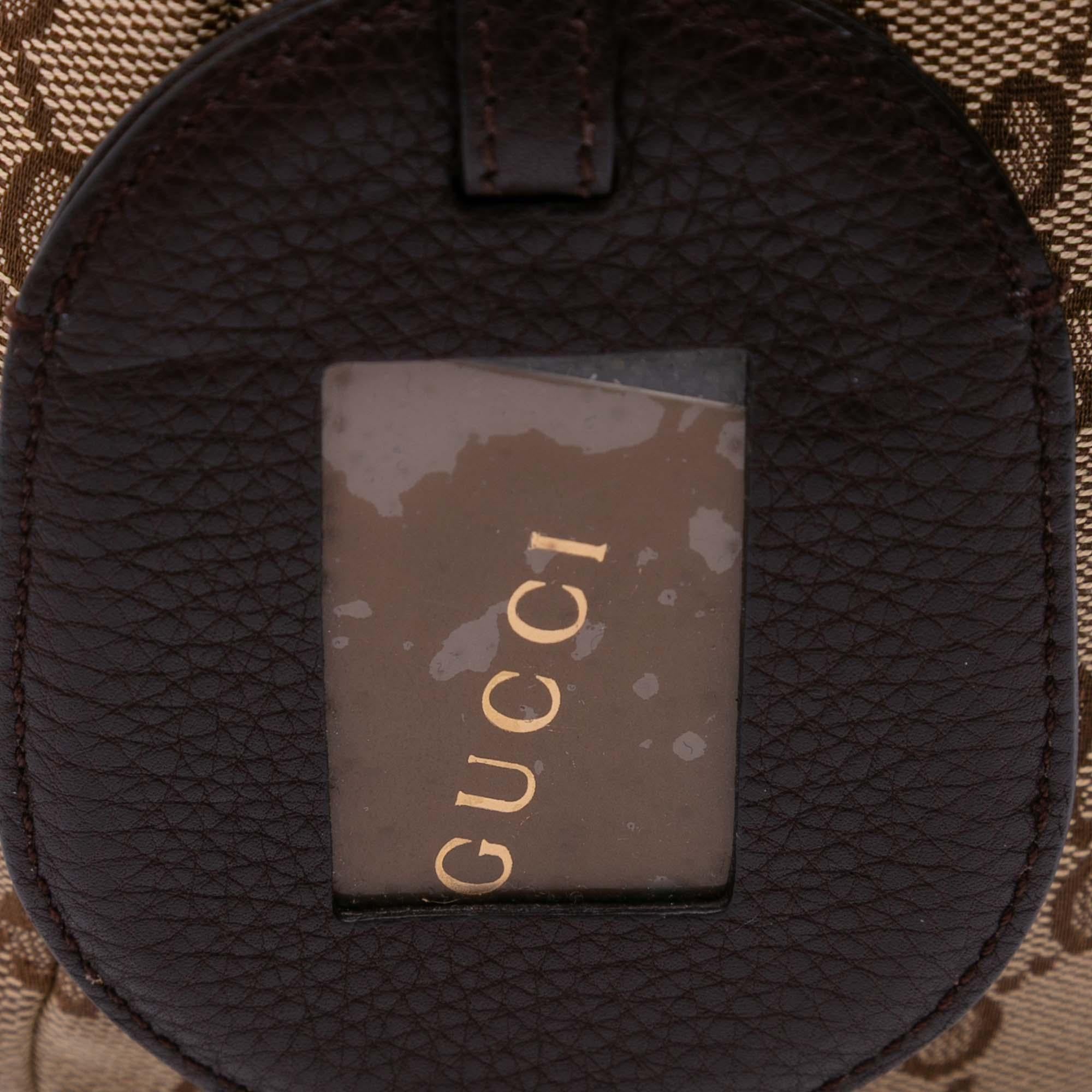 Gucci Large GG Canvas Techno Horsebit Satchel